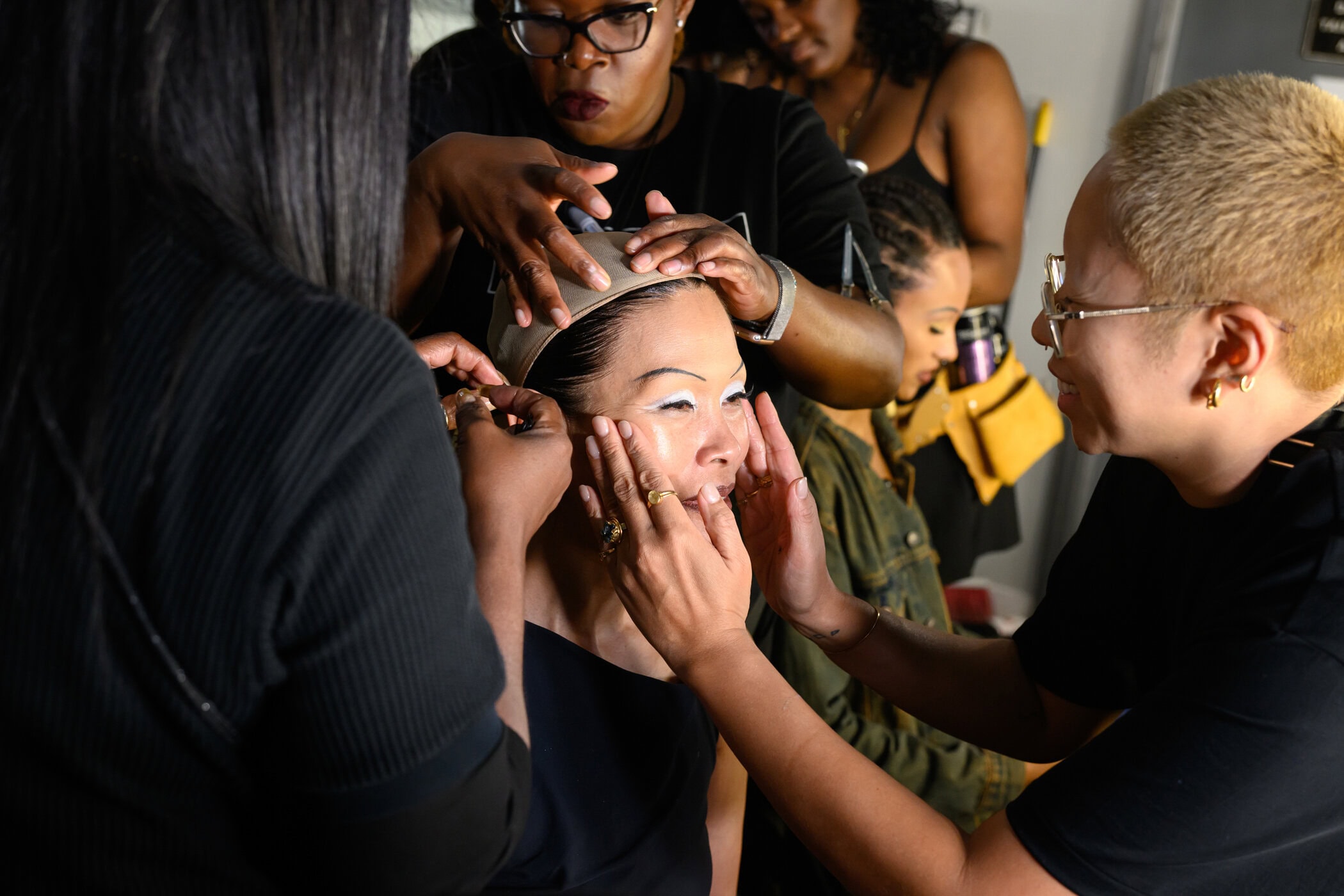 Christian Cowan Spring 2025 Fashion Show Backstage