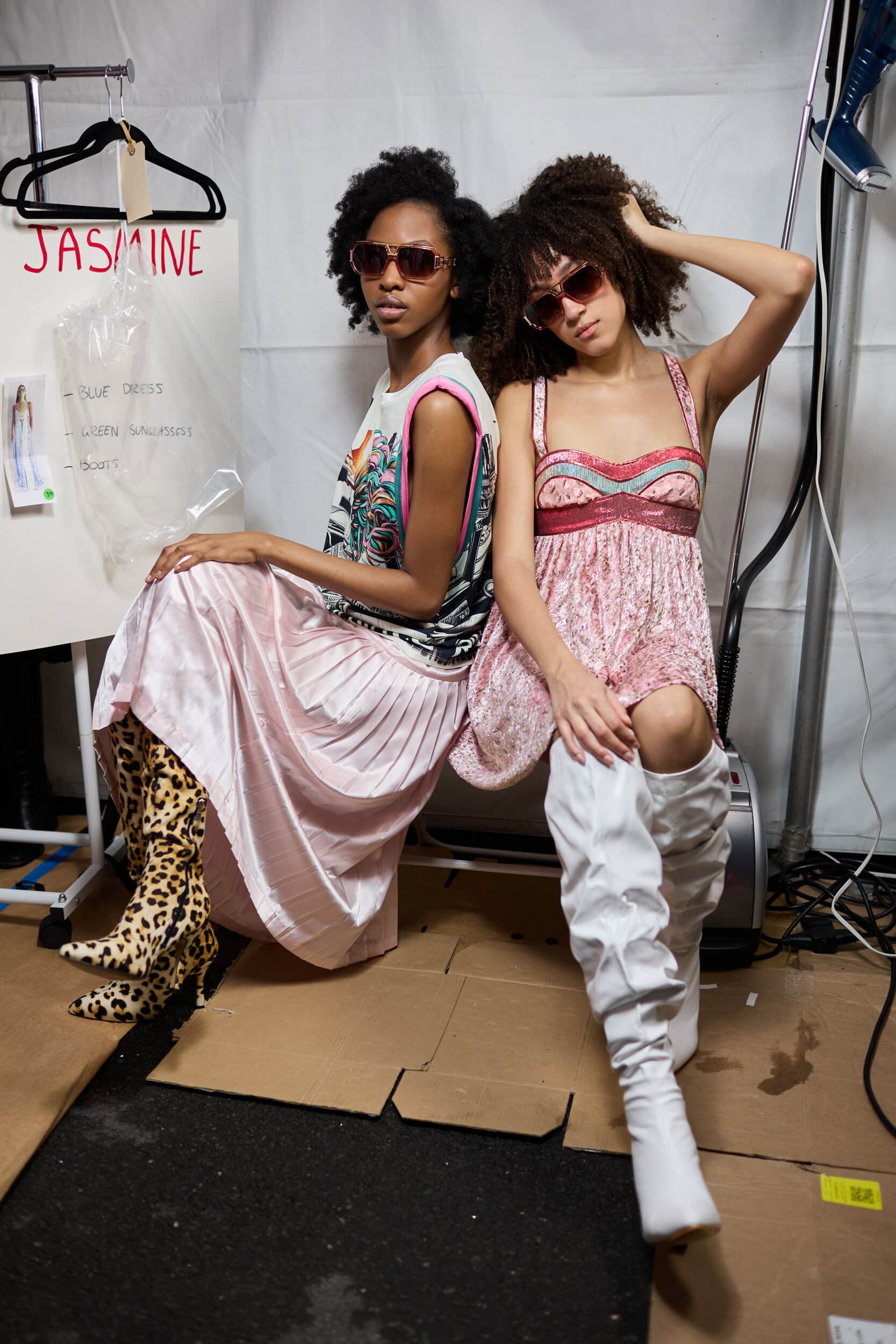 Custo Barcelona Spring 2025 Fashion Show Backstage