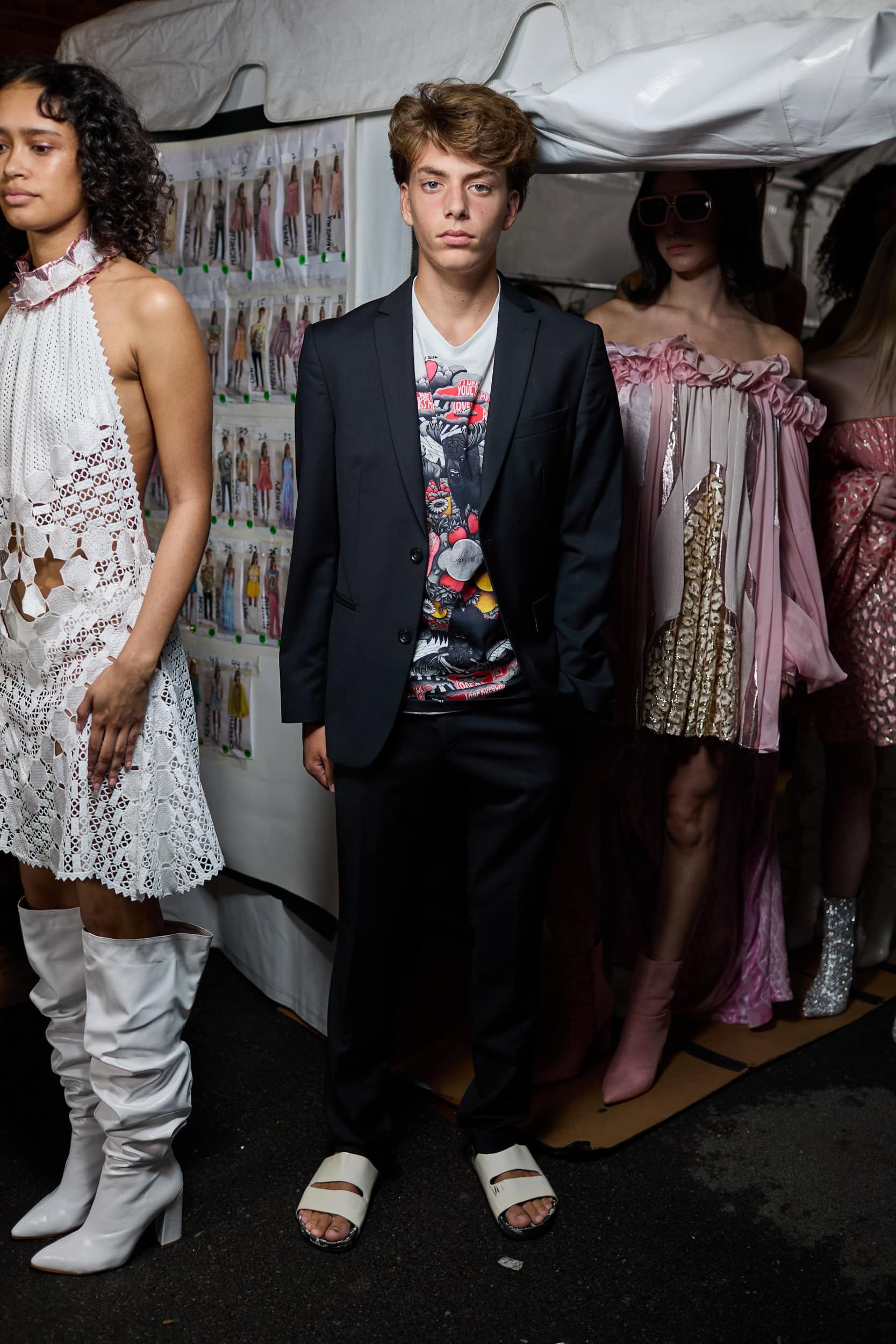 Custo Barcelona Spring 2025 Fashion Show Backstage