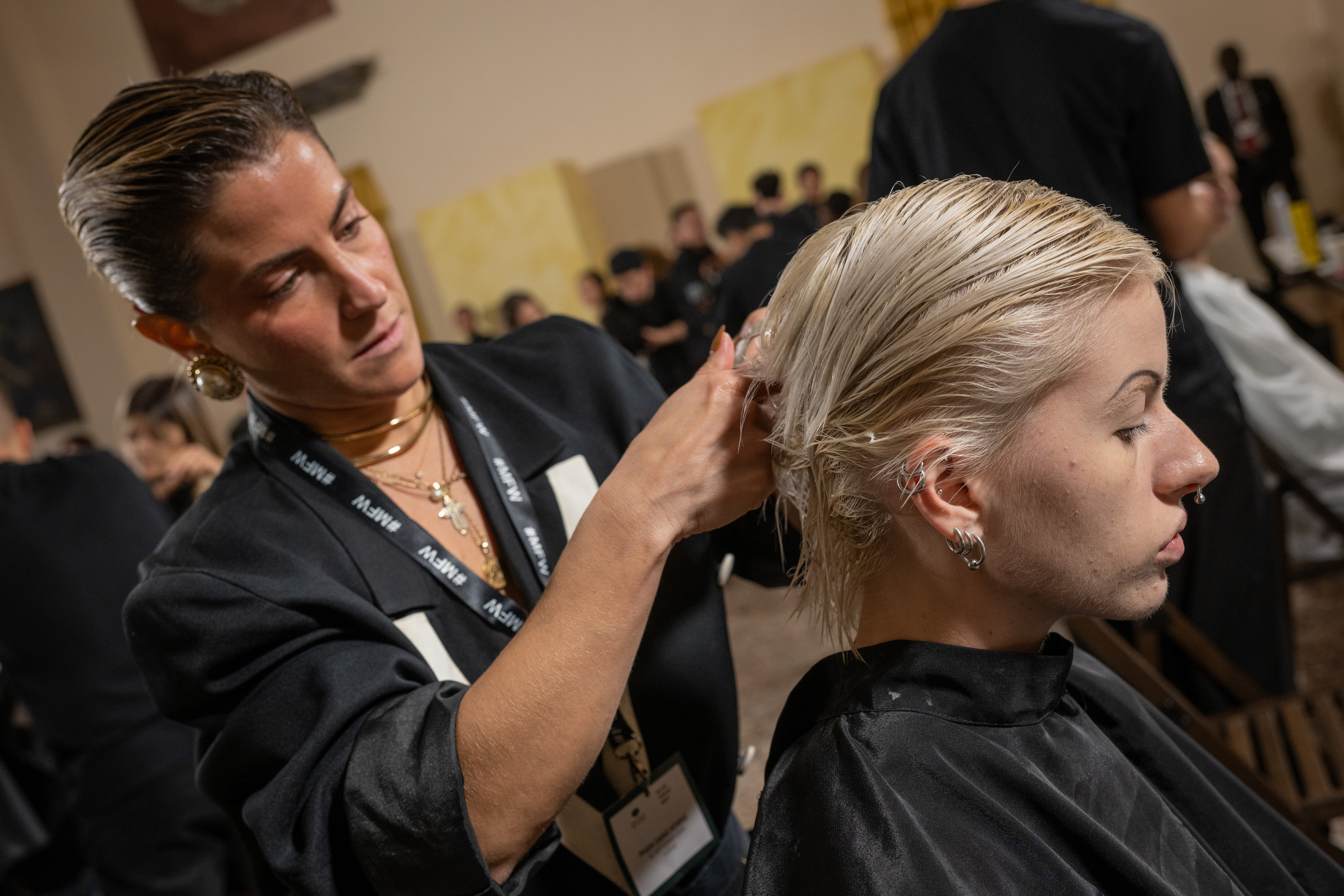 Phan Dang Hoang Spring 2025 Fashion Show Backstage