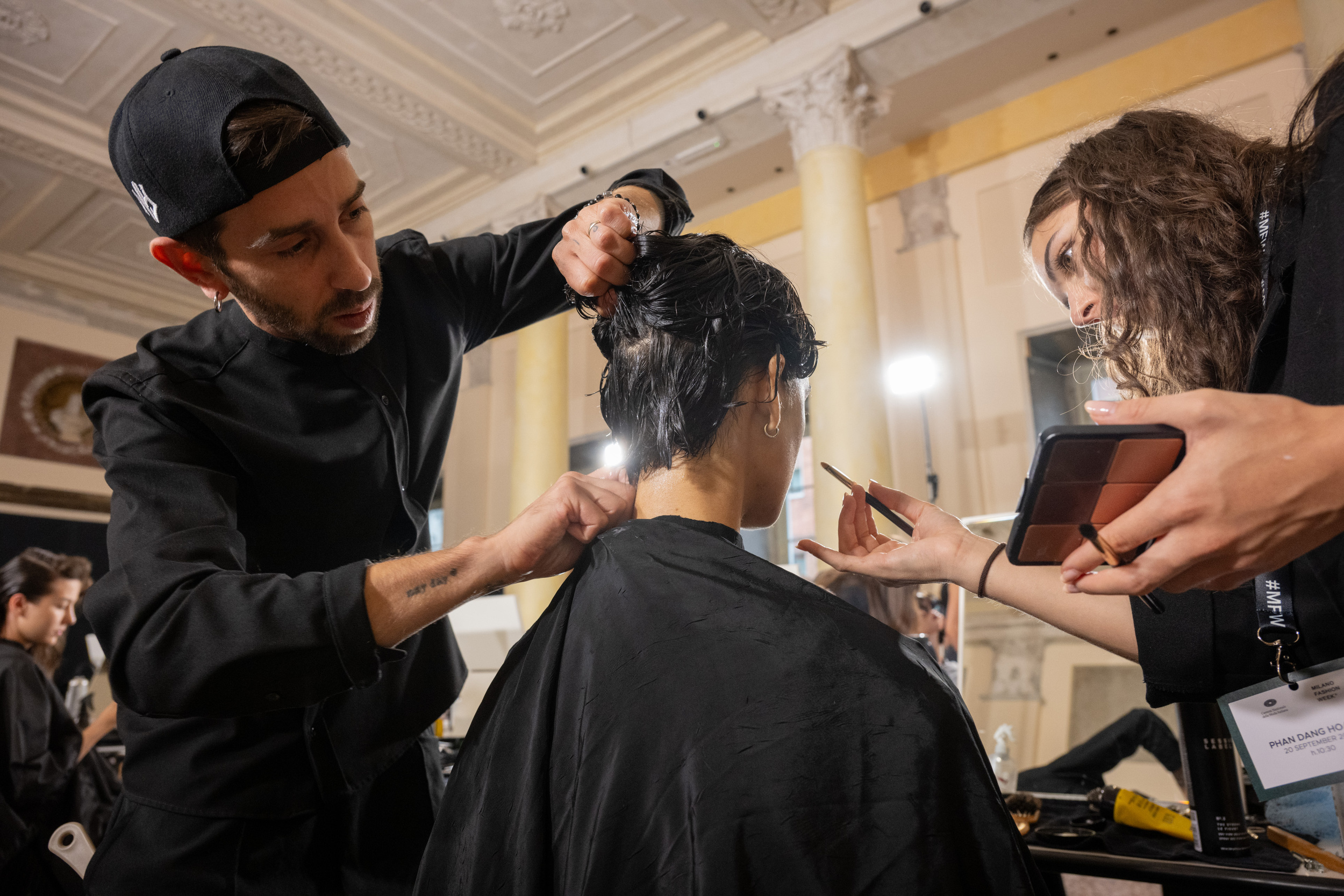 Phan Dang Hoang Spring 2025 Fashion Show Backstage