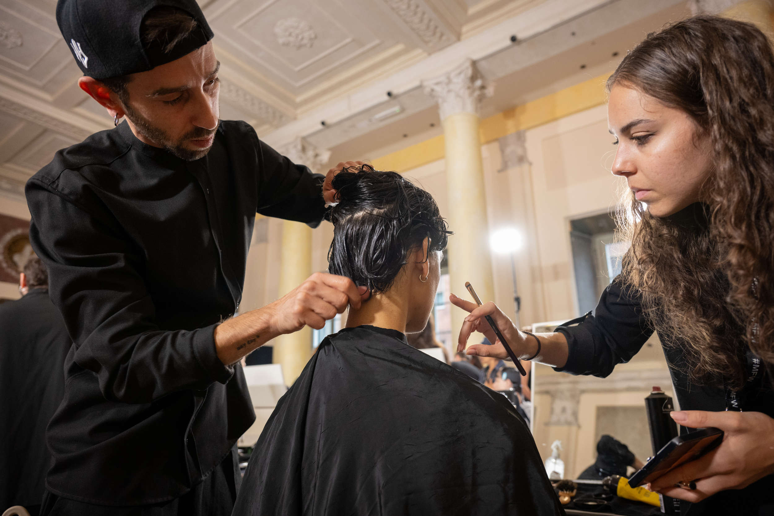 Phan Dang Hoang Spring 2025 Fashion Show Backstage