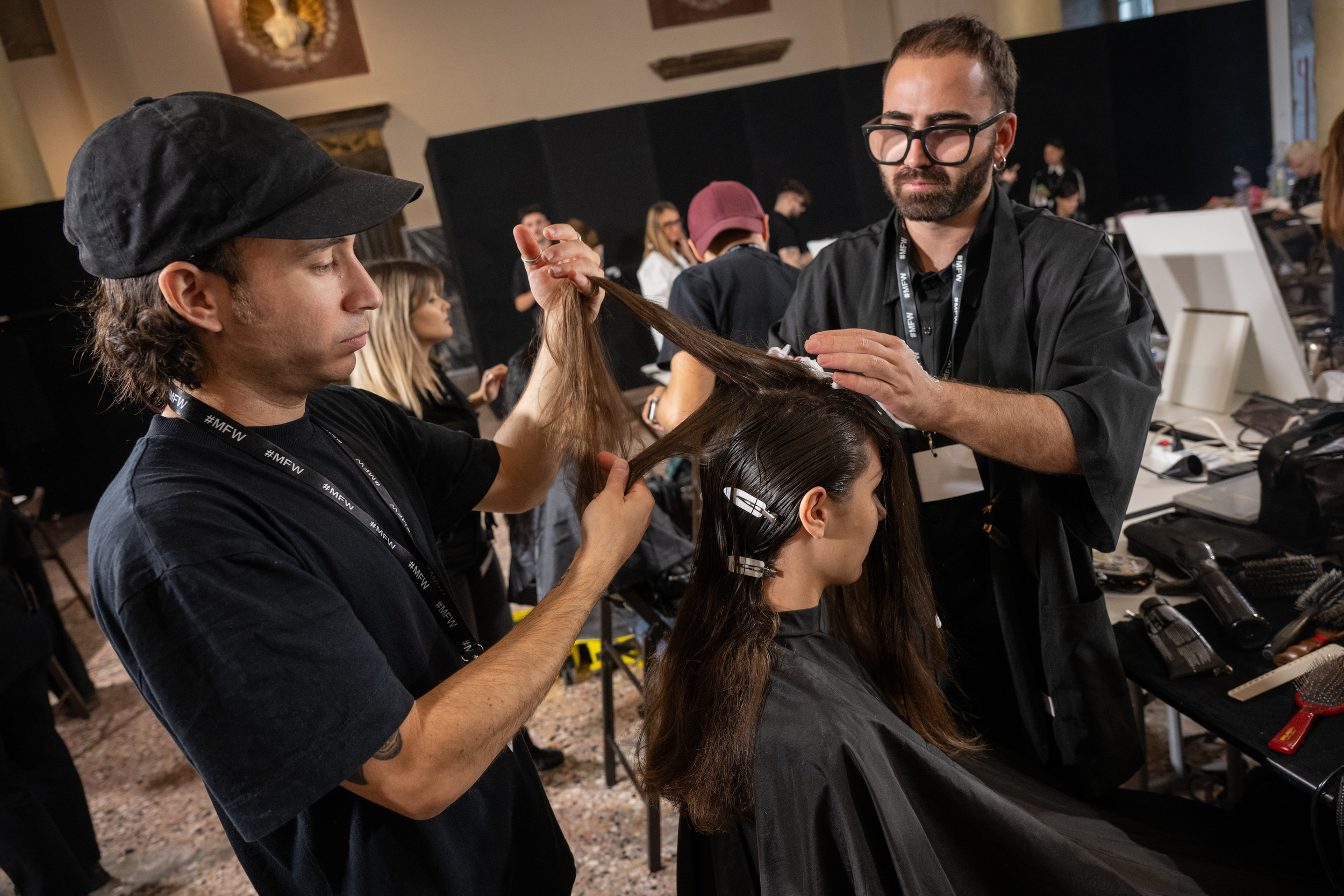 Phan Dang Hoang Spring 2025 Fashion Show Backstage