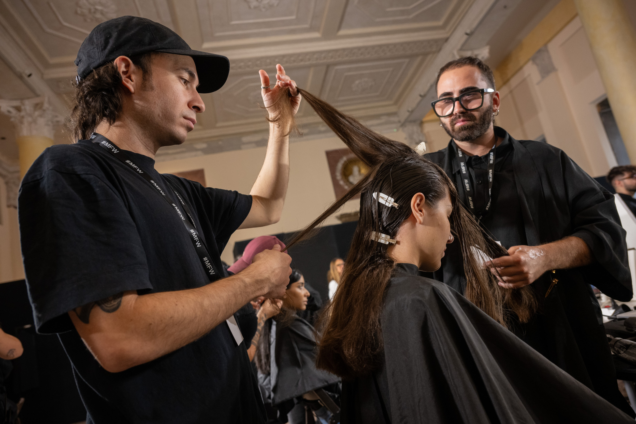 Phan Dang Hoang Spring 2025 Fashion Show Backstage