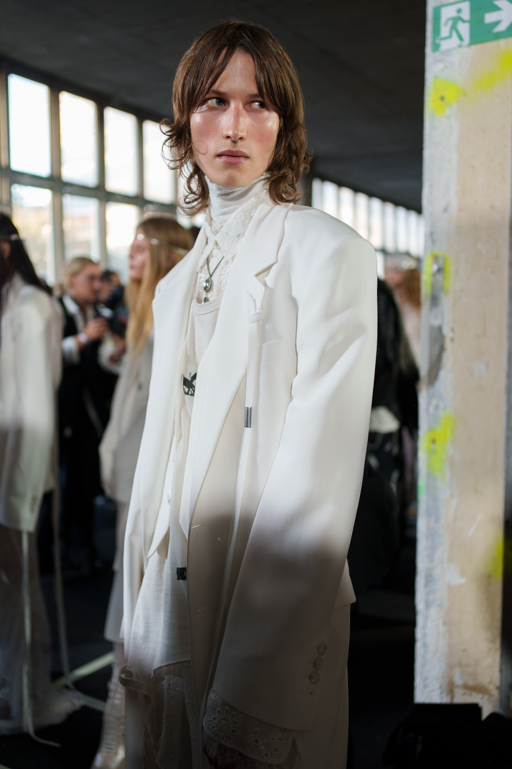 Ann Demeulemeester Spring 2025 Fashion Show Backstage