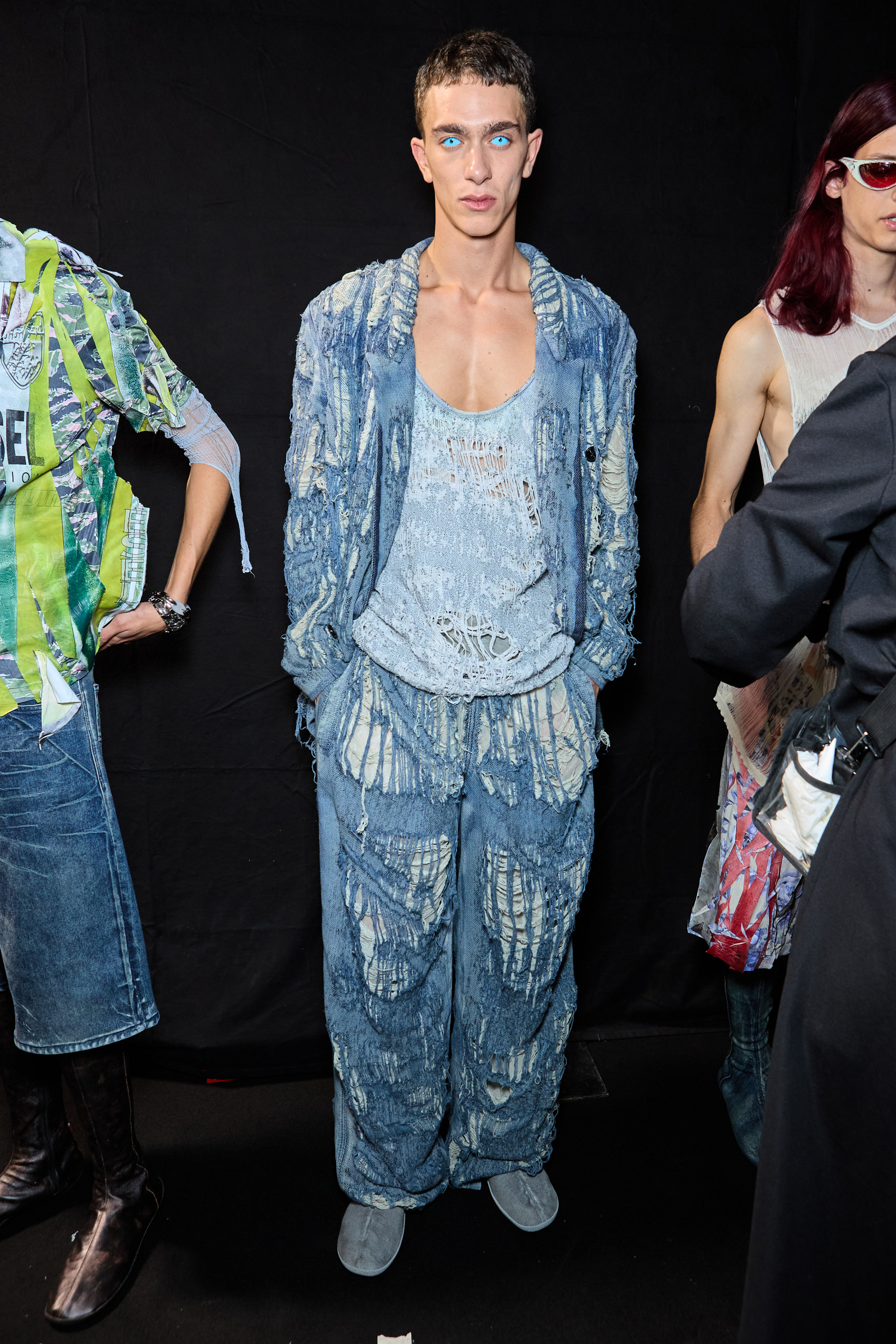 Diesel Spring 2025 Fashion Show Backstage