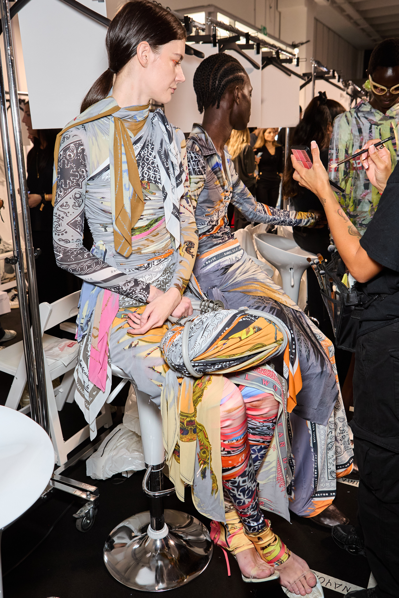 Diesel Spring 2025 Fashion Show Backstage