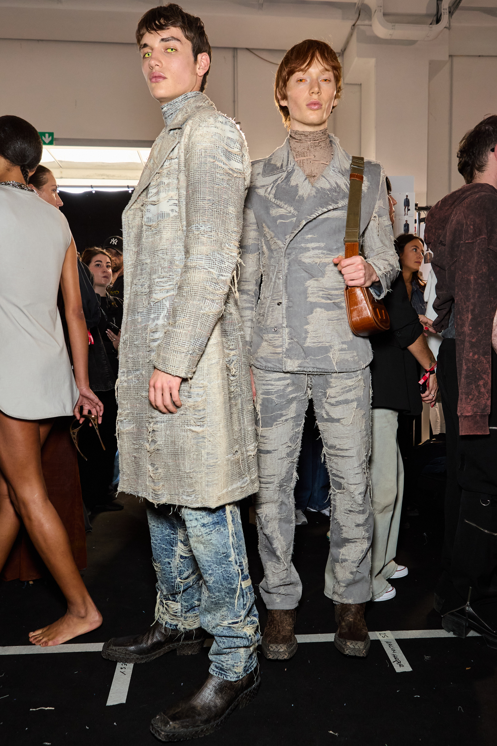 Diesel Spring 2025 Fashion Show Backstage