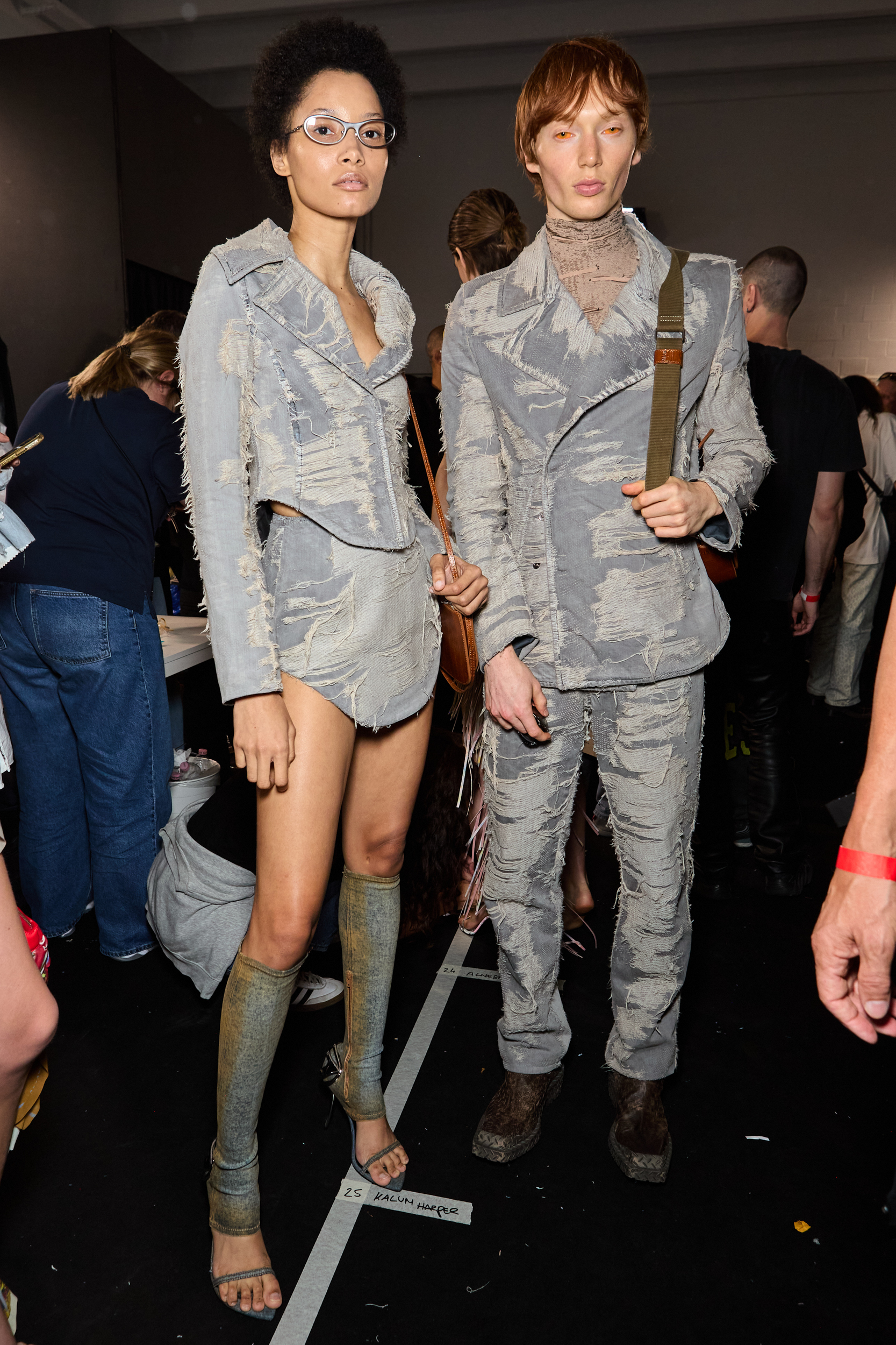 Diesel Spring 2025 Fashion Show Backstage