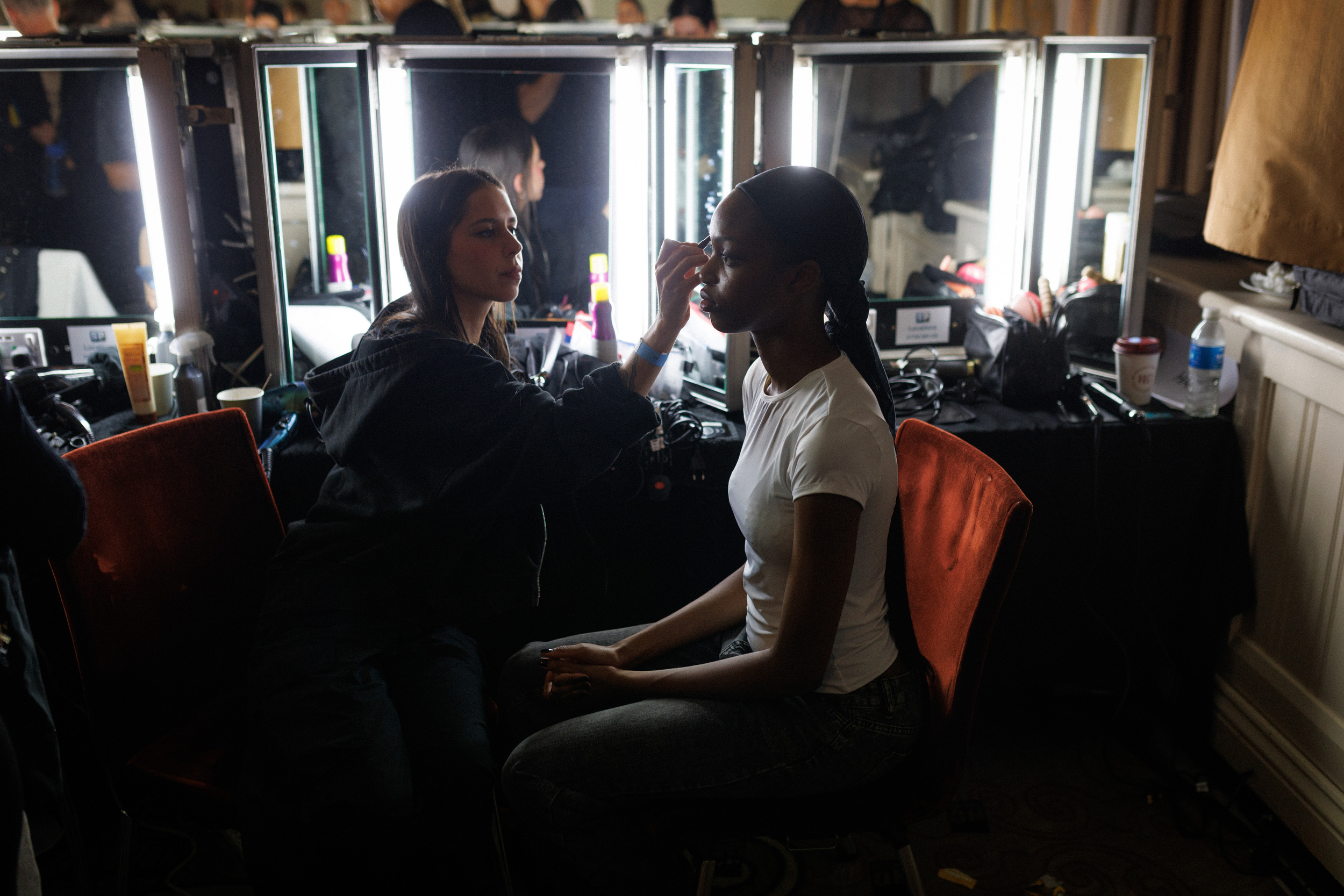 Nensi Dojaka Spring 2025 Fashion Show Backstage