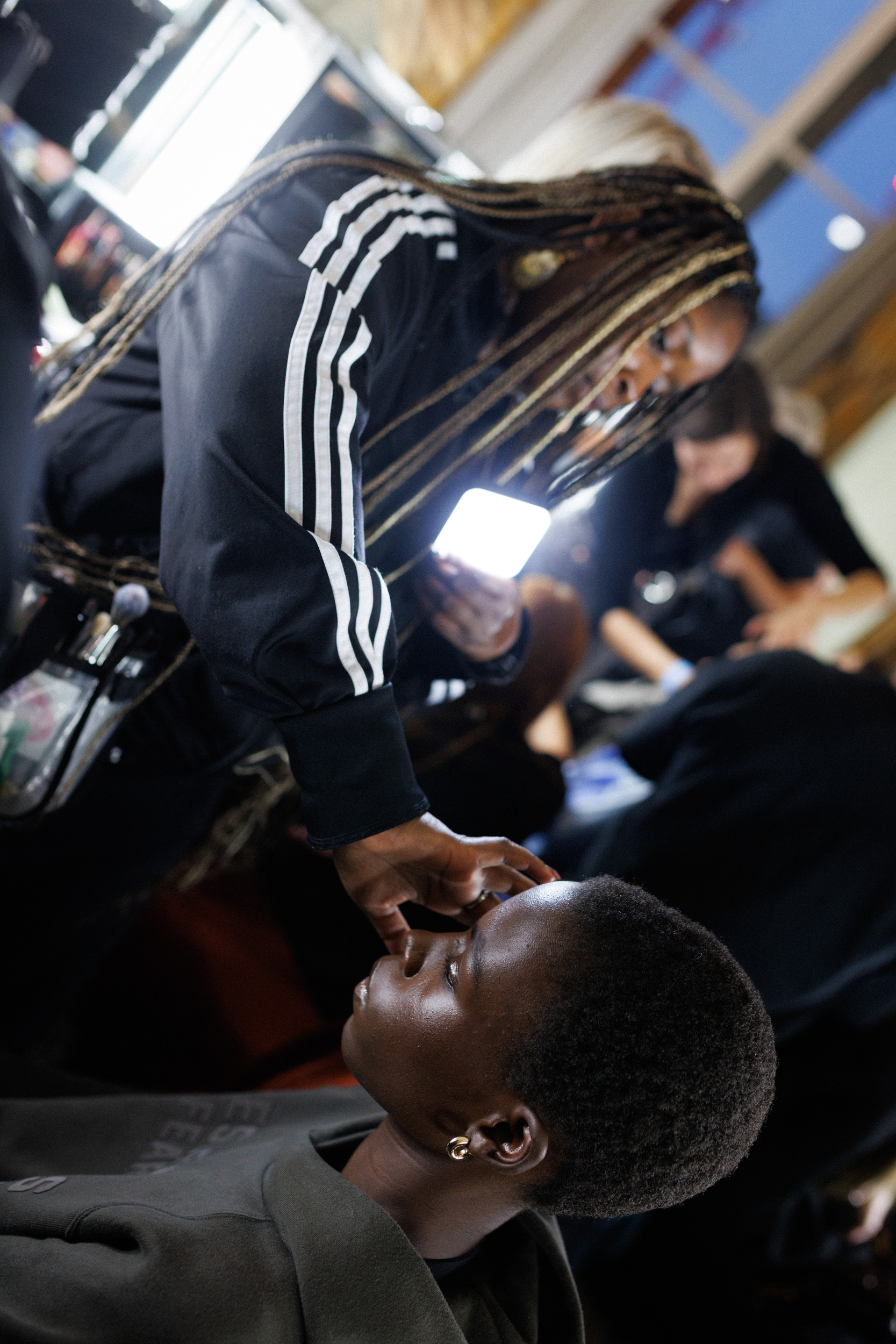 Nensi Dojaka Spring 2025 Fashion Show Backstage