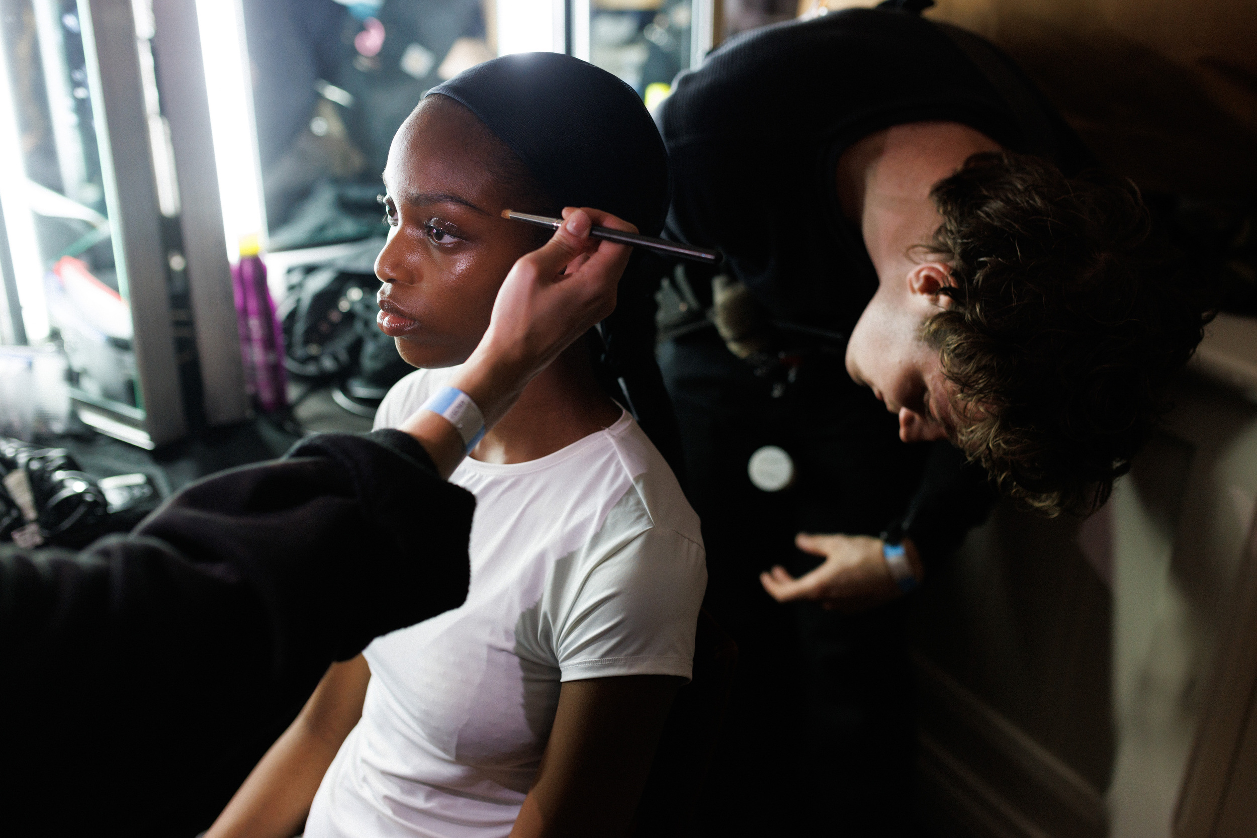 Nensi Dojaka Spring 2025 Fashion Show Backstage