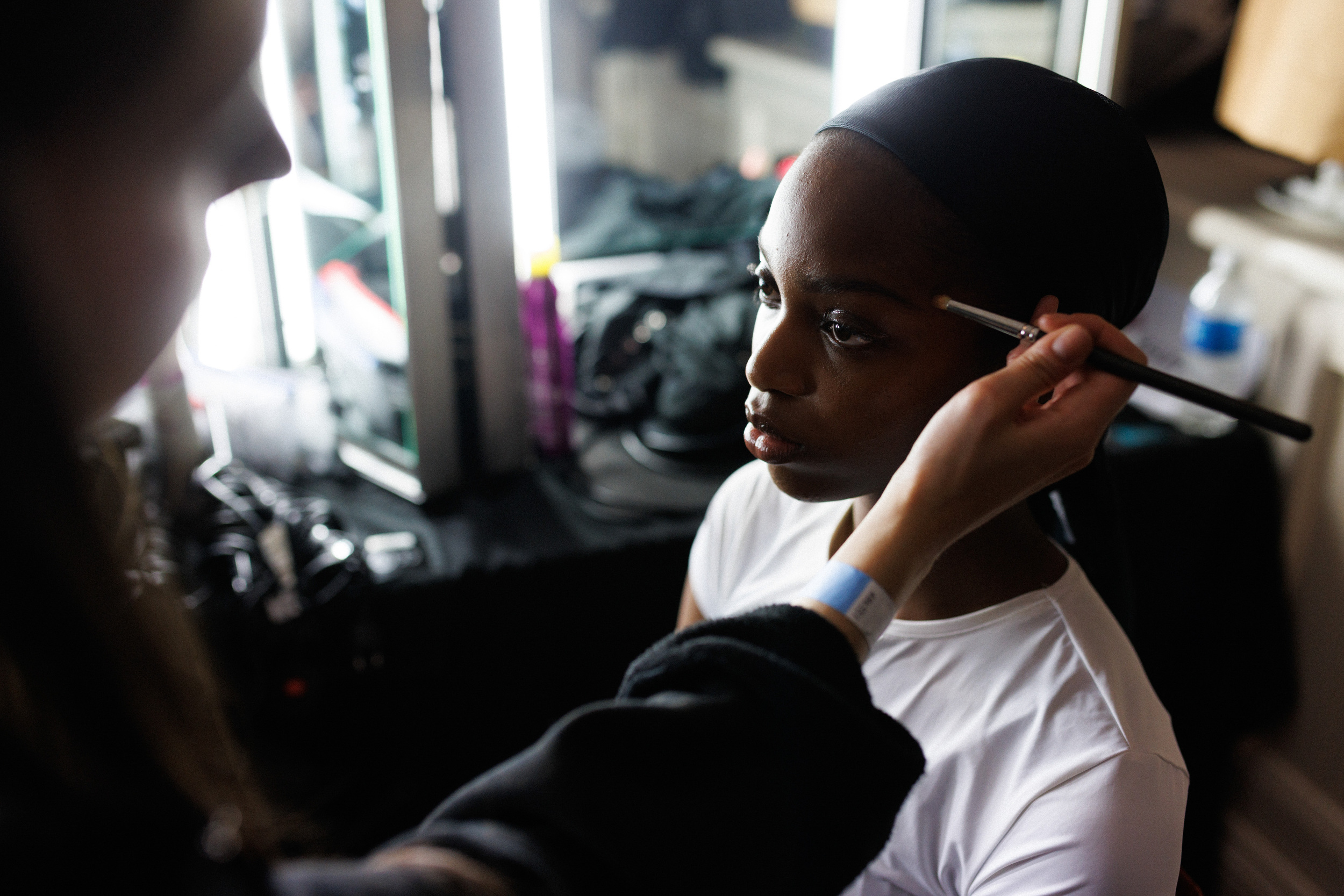 Nensi Dojaka Spring 2025 Fashion Show Backstage