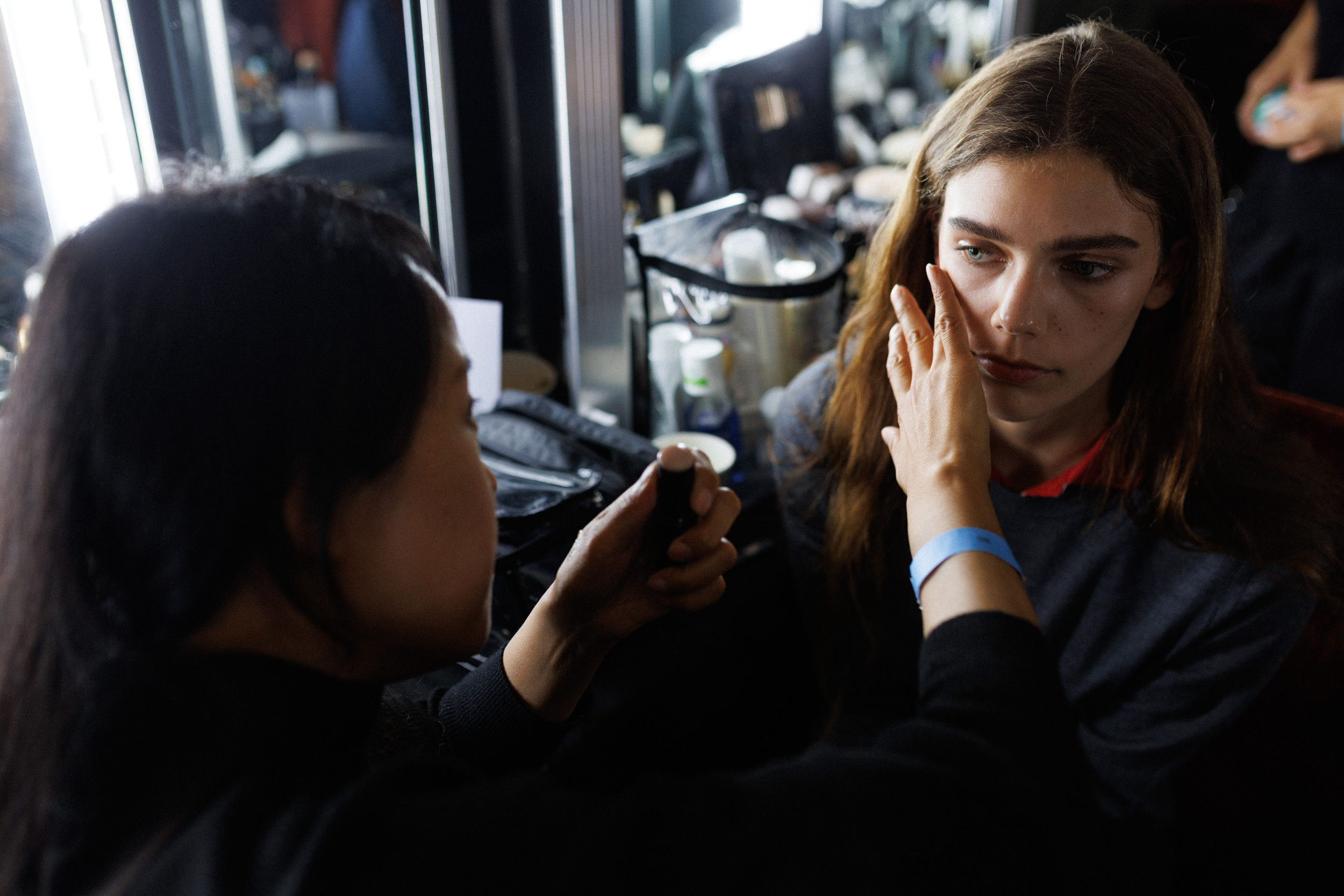 Nensi Dojaka Spring 2025 Fashion Show Backstage