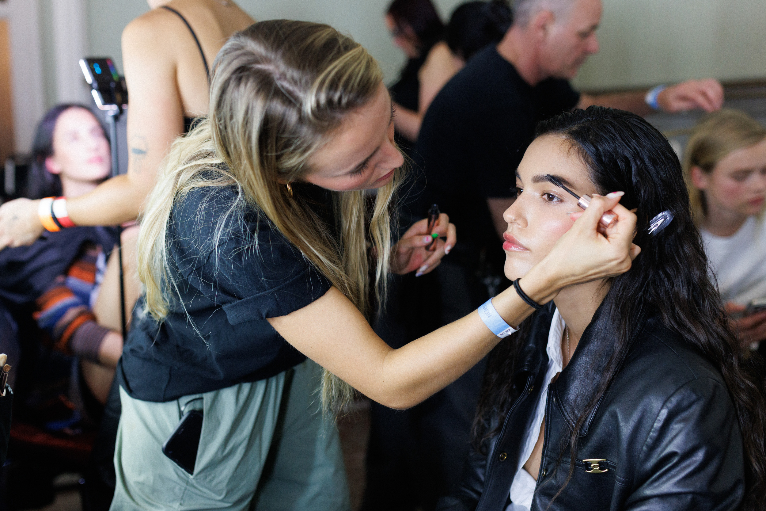 Nensi Dojaka Spring 2025 Fashion Show Backstage