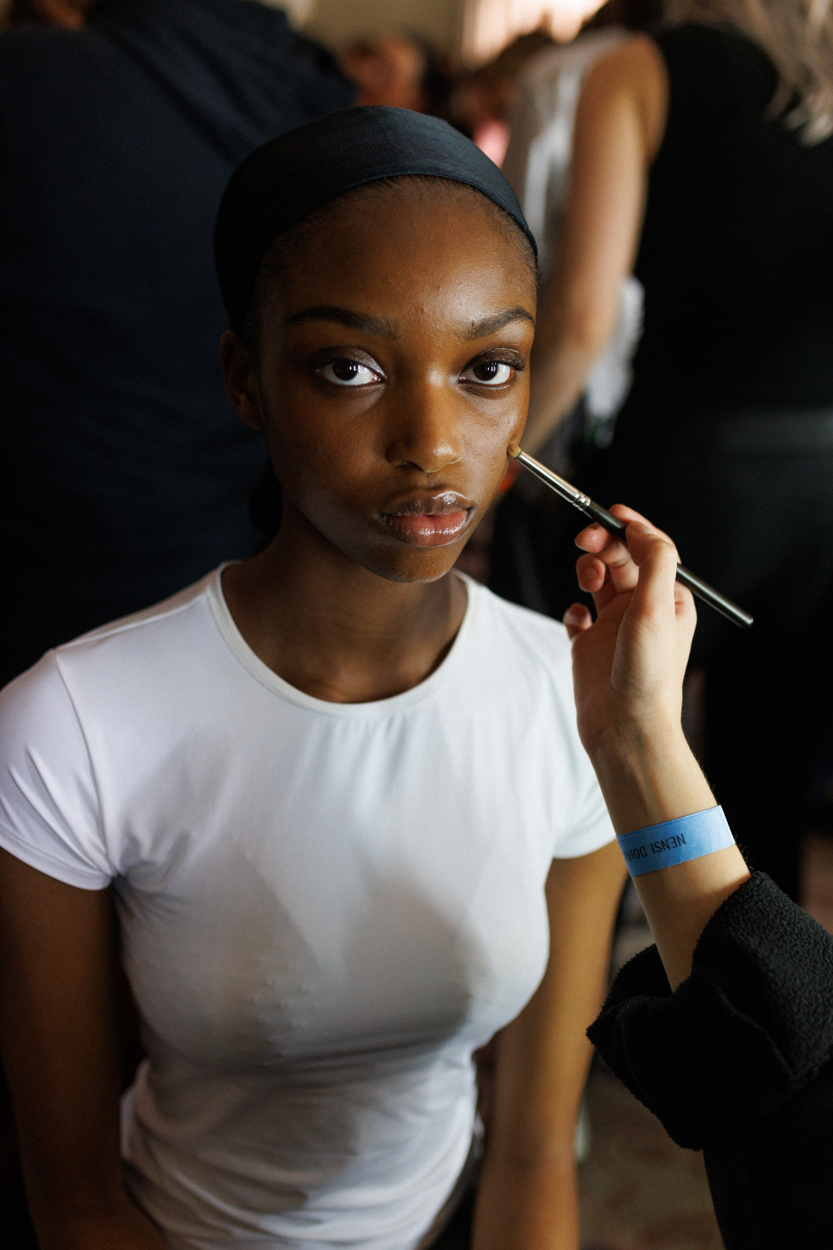 Nensi Dojaka Spring 2025 Fashion Show Backstage