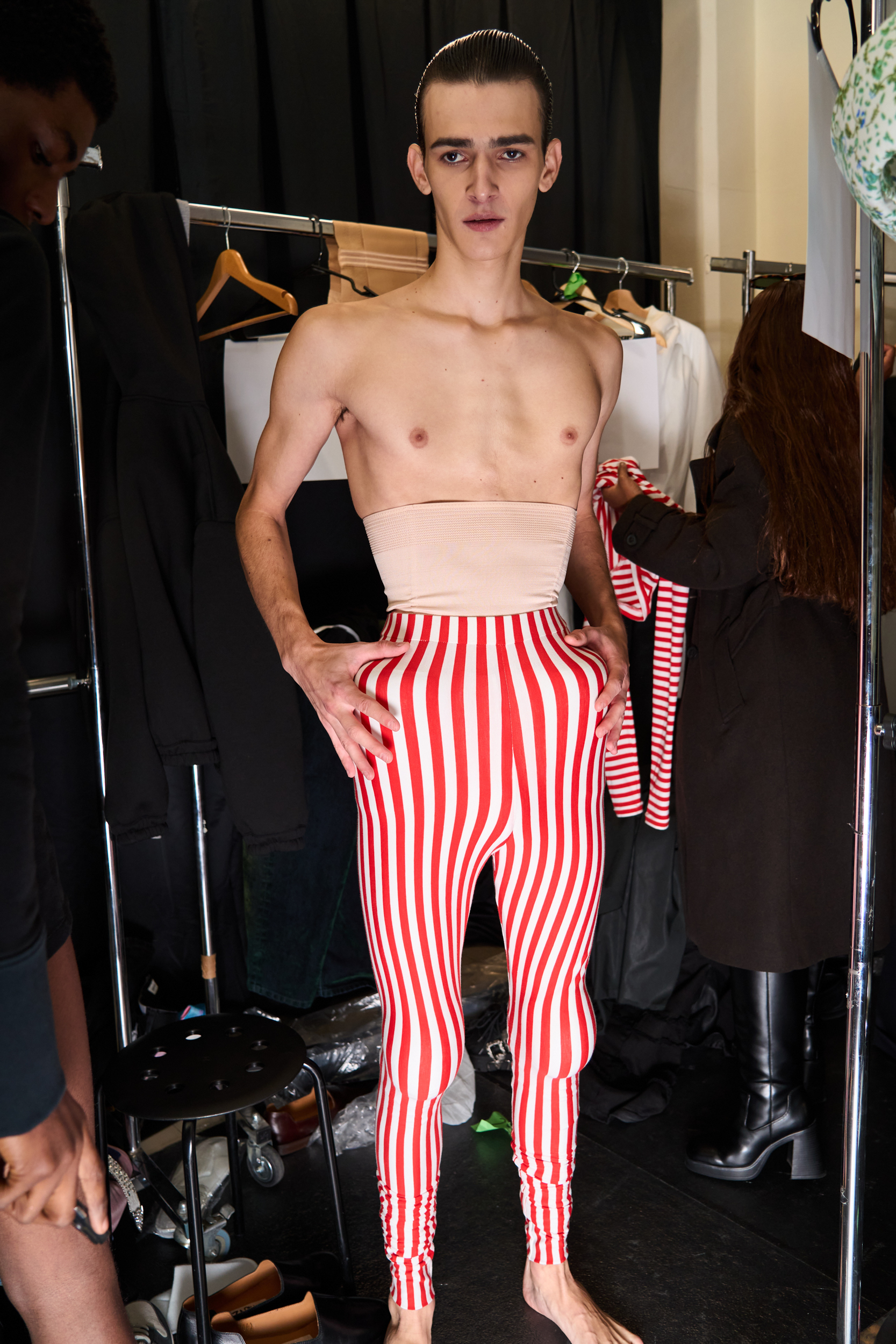 Duran Lantink Spring 2025 Fashion Show Backstage