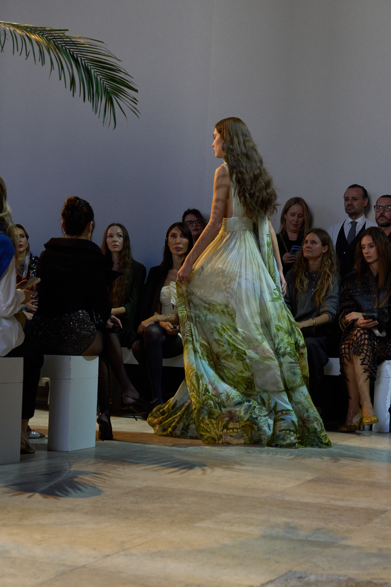 Elie Saab Spring 2025 Fashion Show Atmosphere