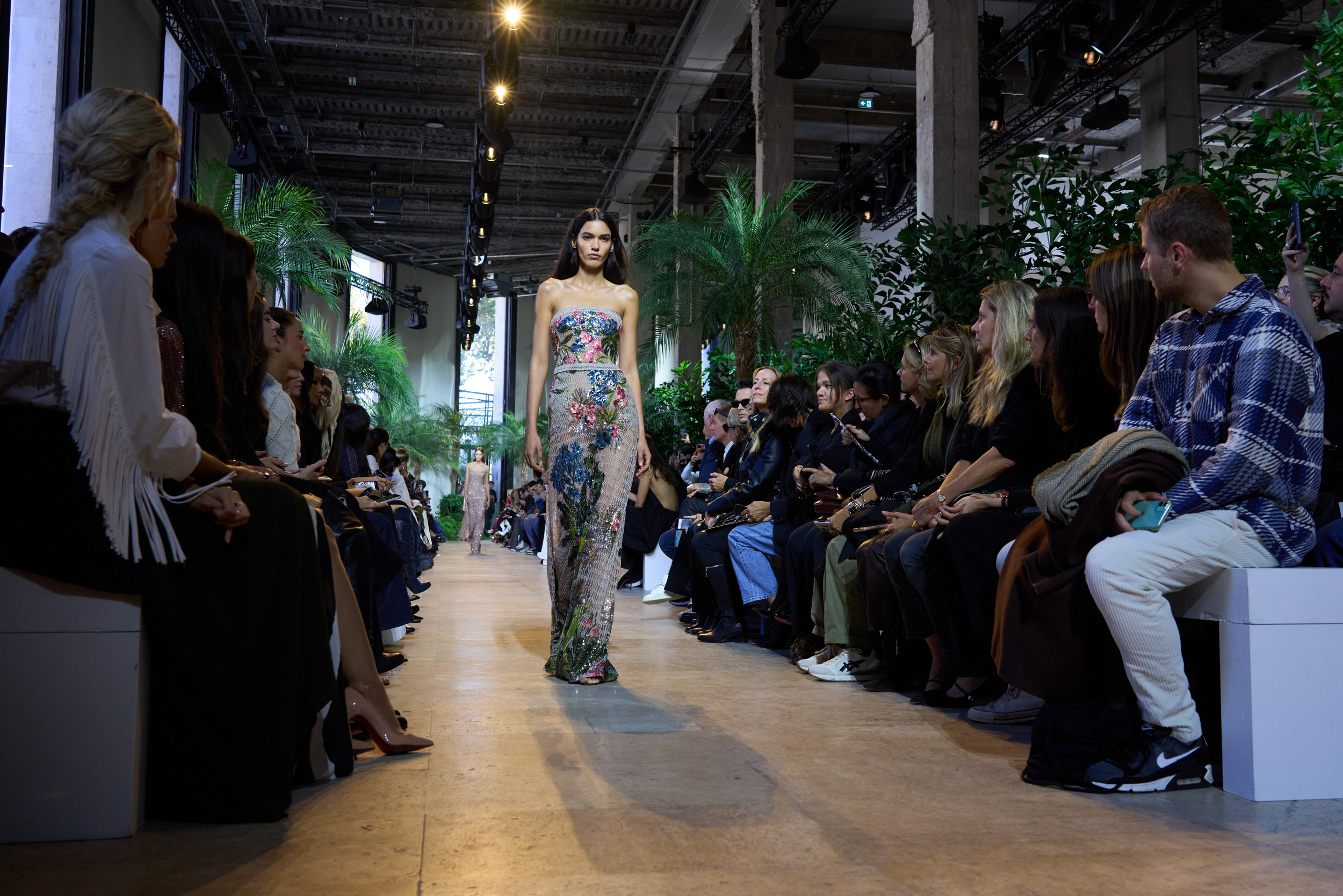 Elie Saab Spring 2025 Fashion Show Atmosphere