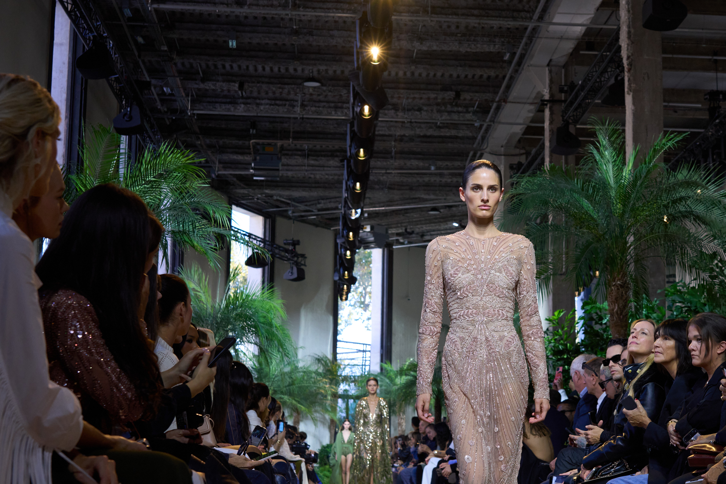 Elie Saab Spring 2025 Fashion Show Atmosphere