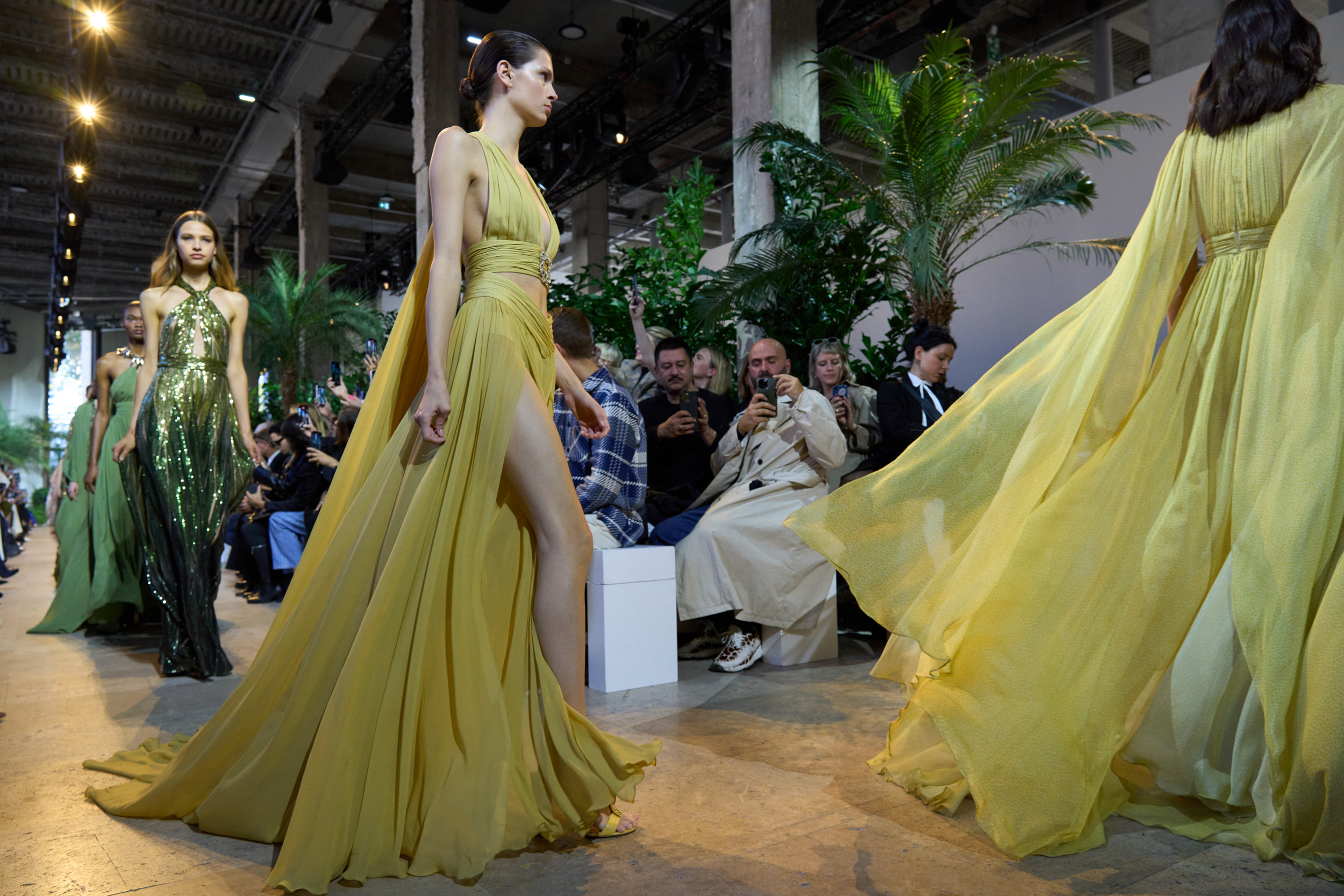 Elie Saab Spring 2025 Fashion Show Atmosphere