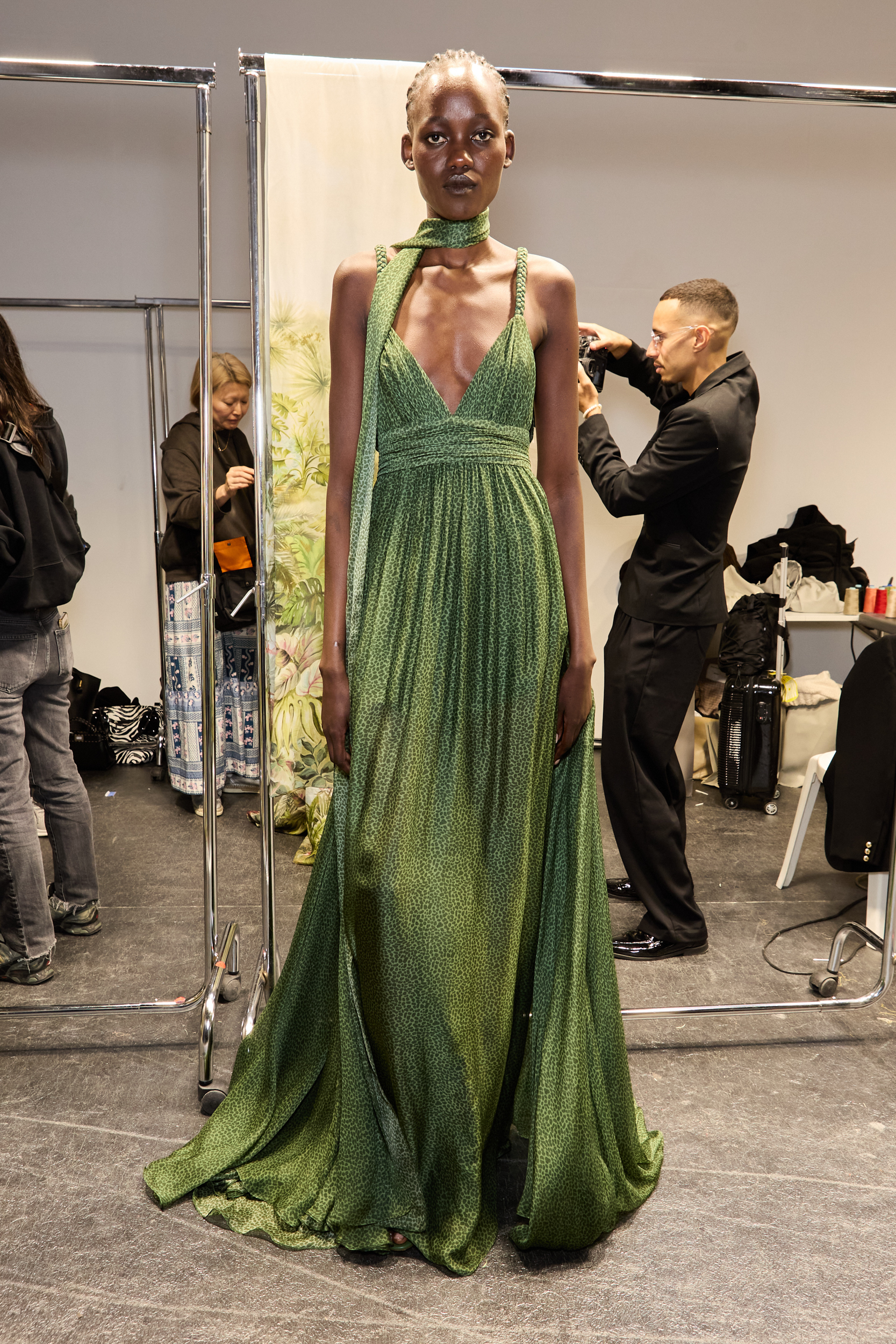 Elie Saab Spring 2025 Fashion Show Backstage