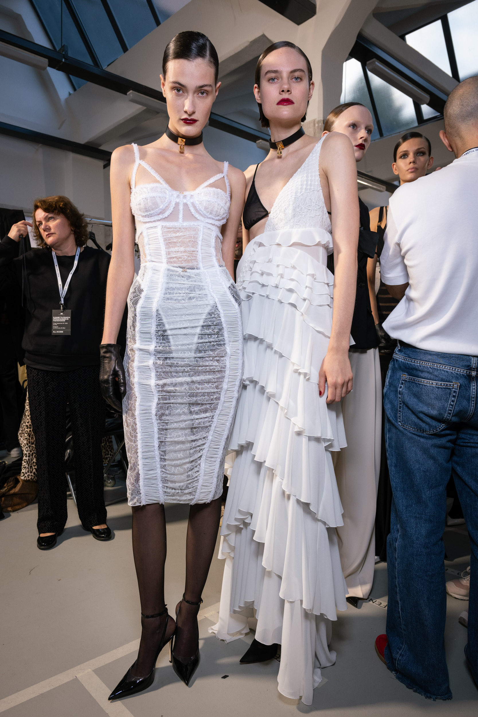 Elisabetta Franchi  104 Spring 2025 Fashion Show Backstage