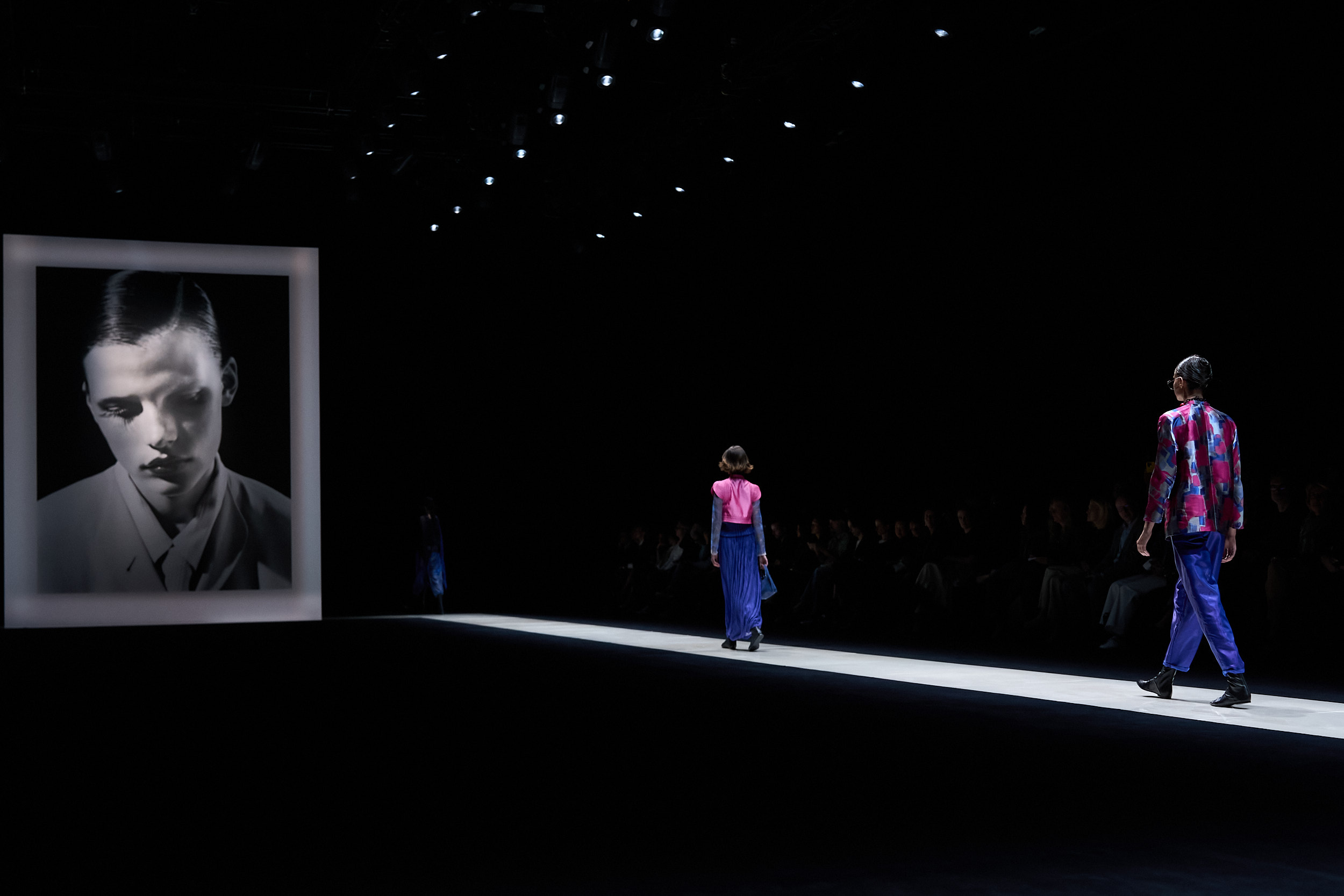 Emporio Armani Spring 2025 Fashion Show Atmosphere