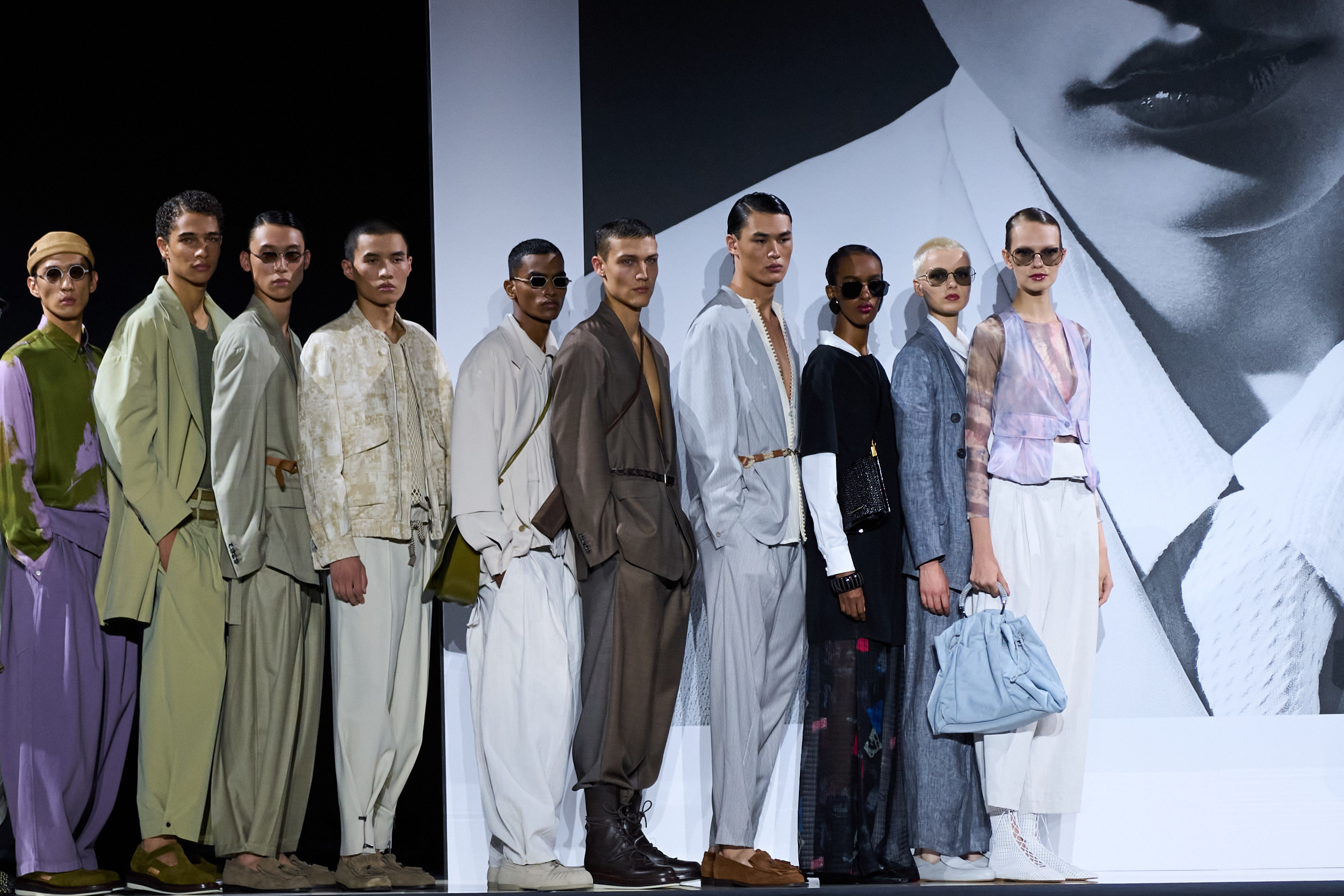 Emporio Armani Spring 2025 Fashion Show Atmosphere