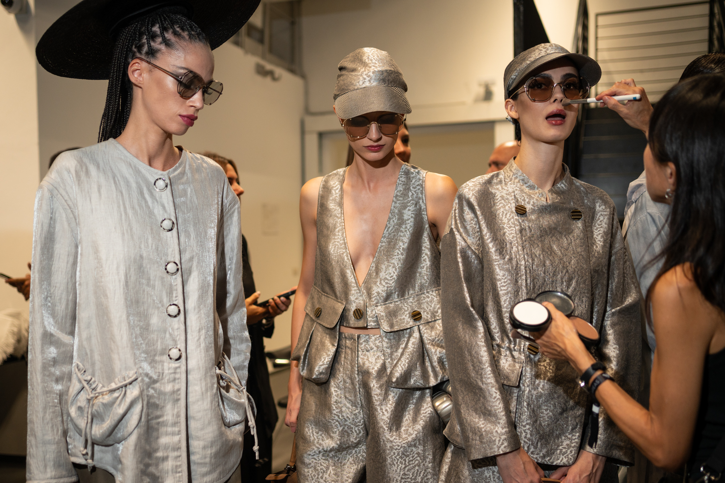 Emporio Armani Spring 2025 Fashion Show Backstage