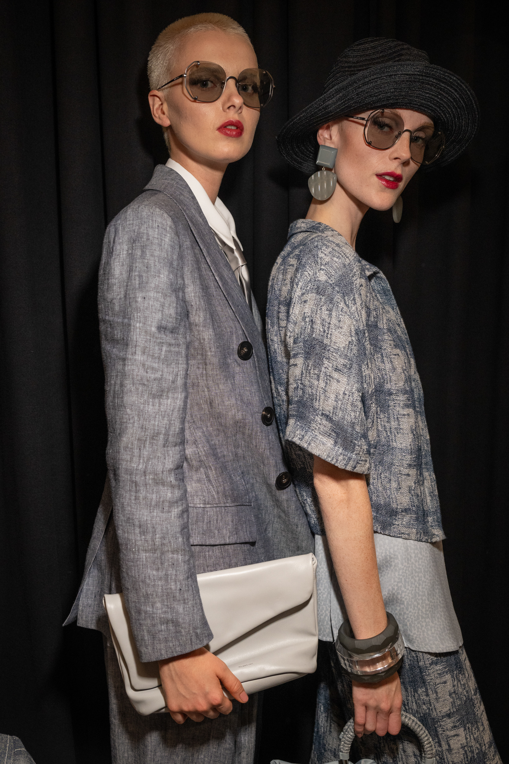 Emporio Armani Spring 2025 Fashion Show Backstage