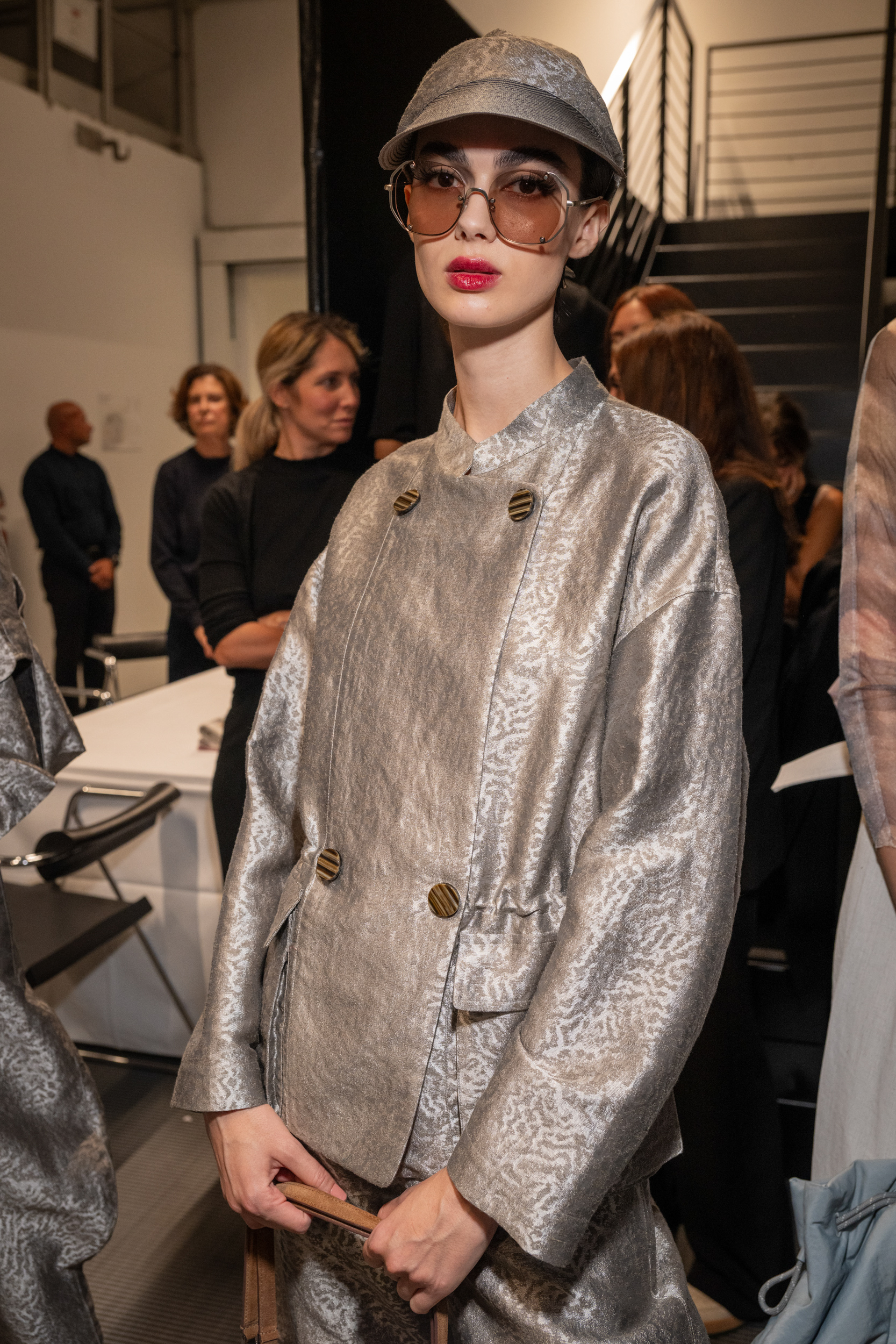 Emporio Armani Spring 2025 Fashion Show Backstage