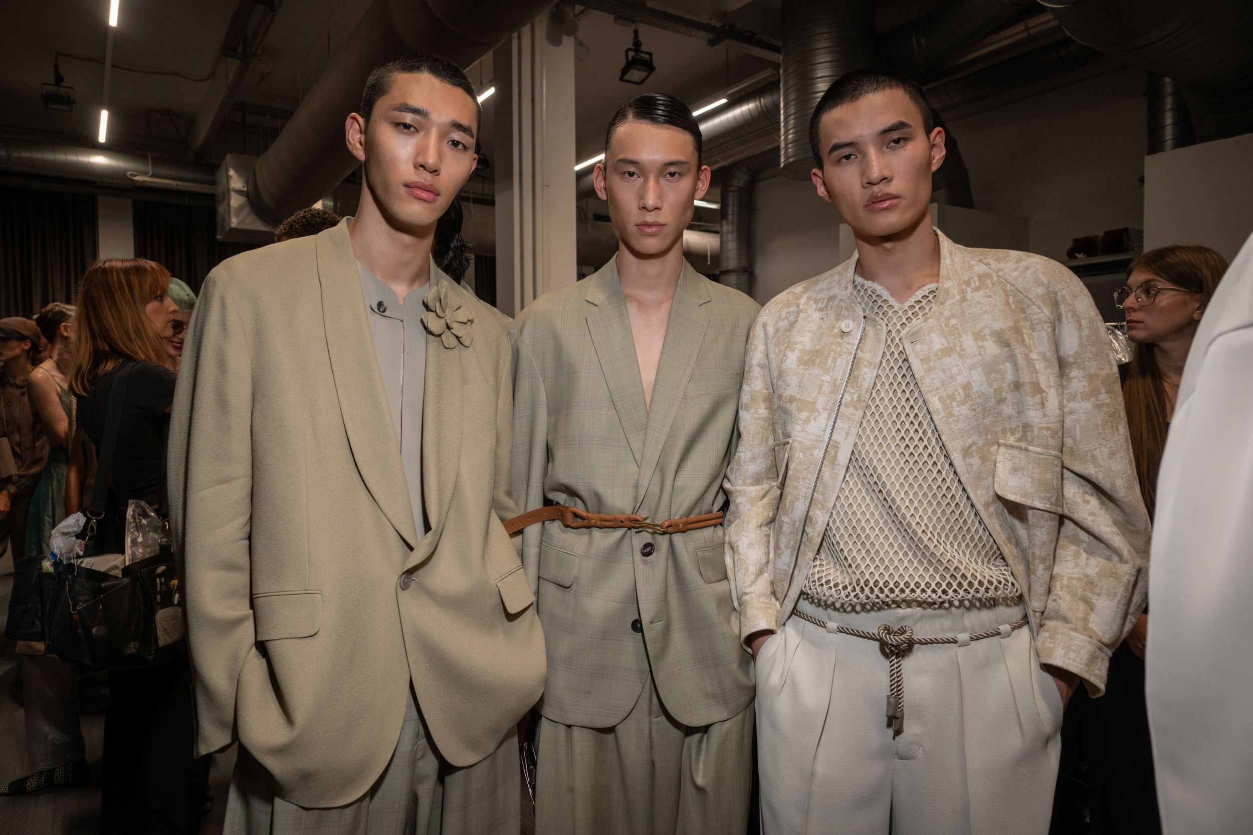 Emporio Armani Spring 2025 Fashion Show Backstage