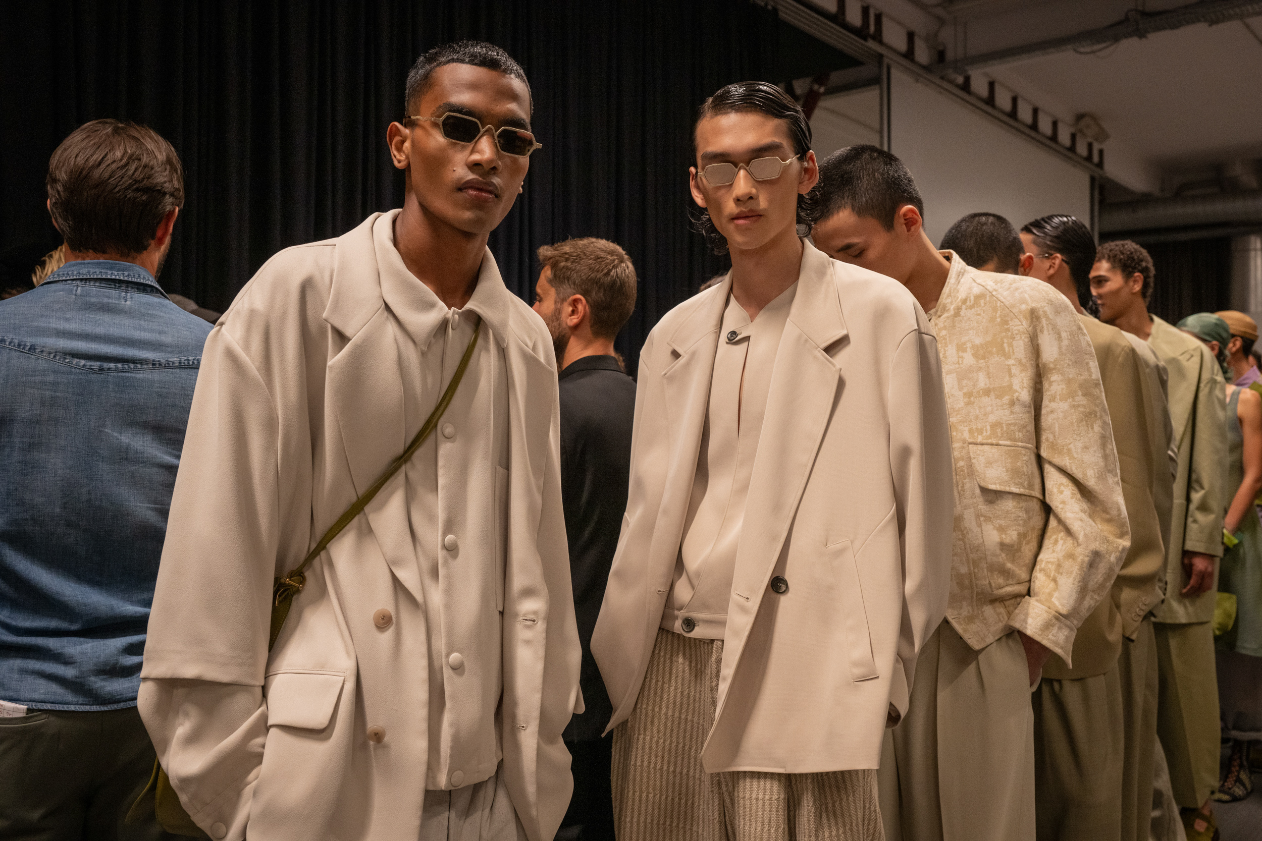 Emporio Armani Spring 2025 Fashion Show Backstage