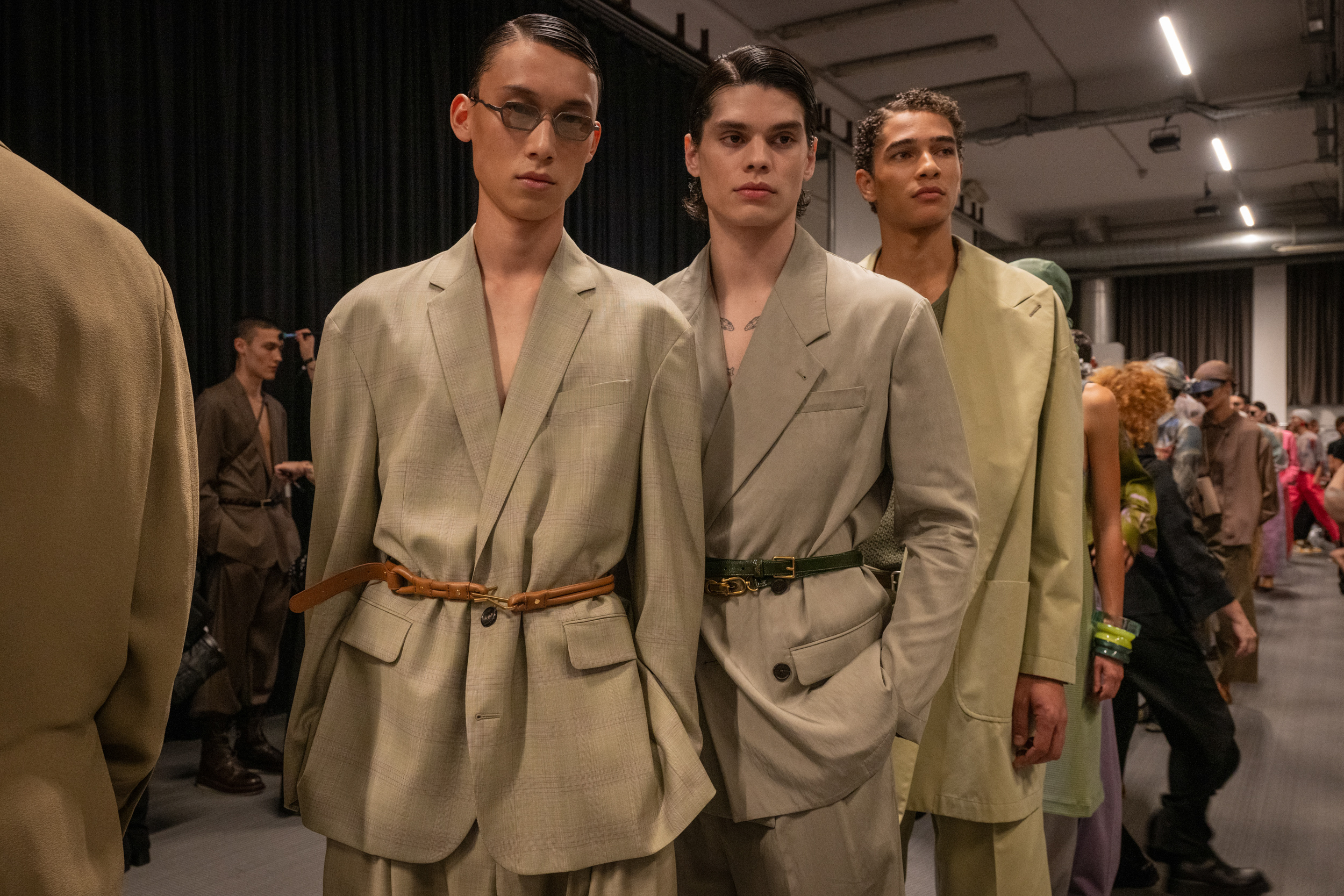 Emporio Armani Spring 2025 Fashion Show Backstage