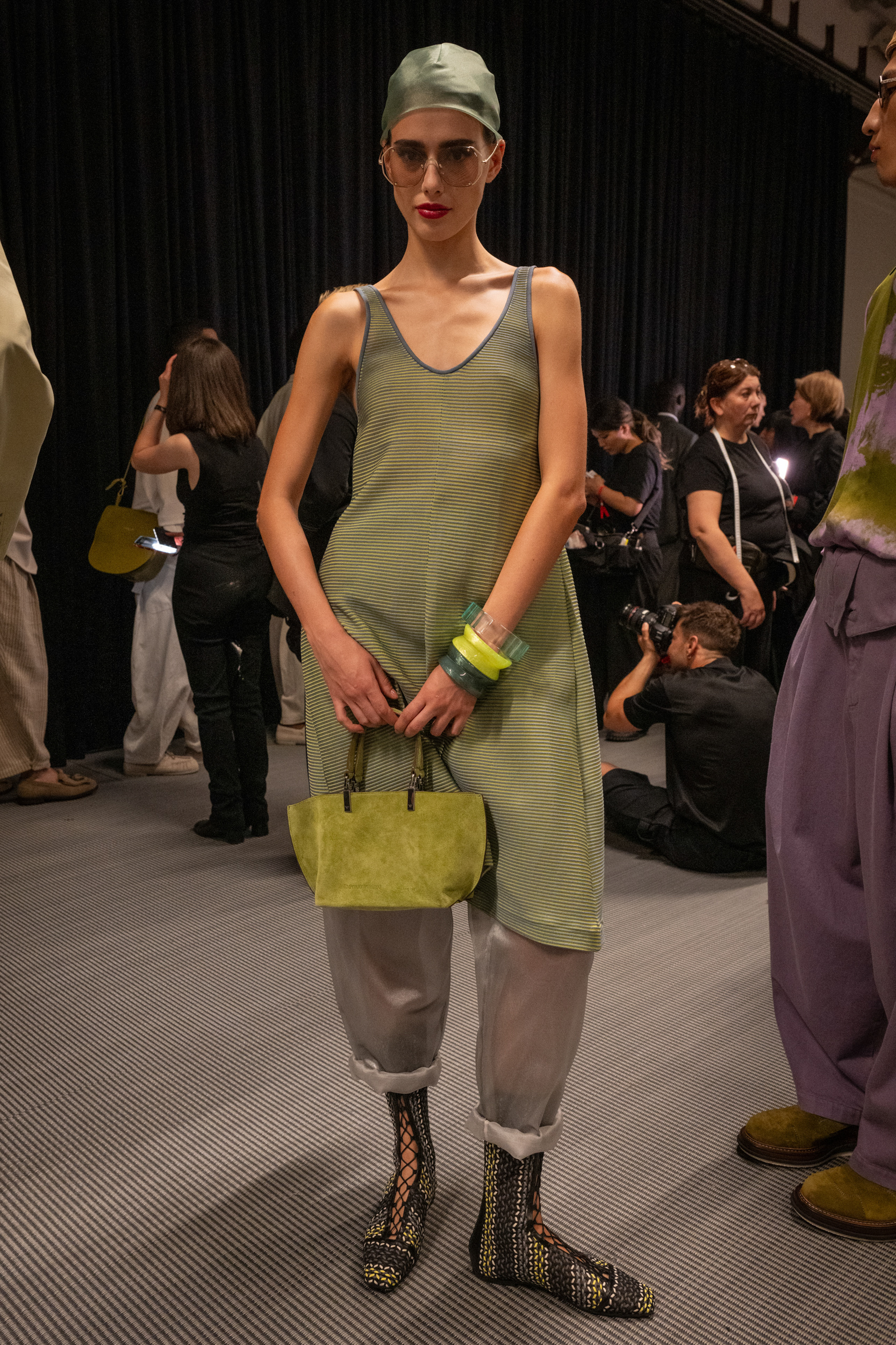 Emporio Armani Spring 2025 Fashion Show Backstage