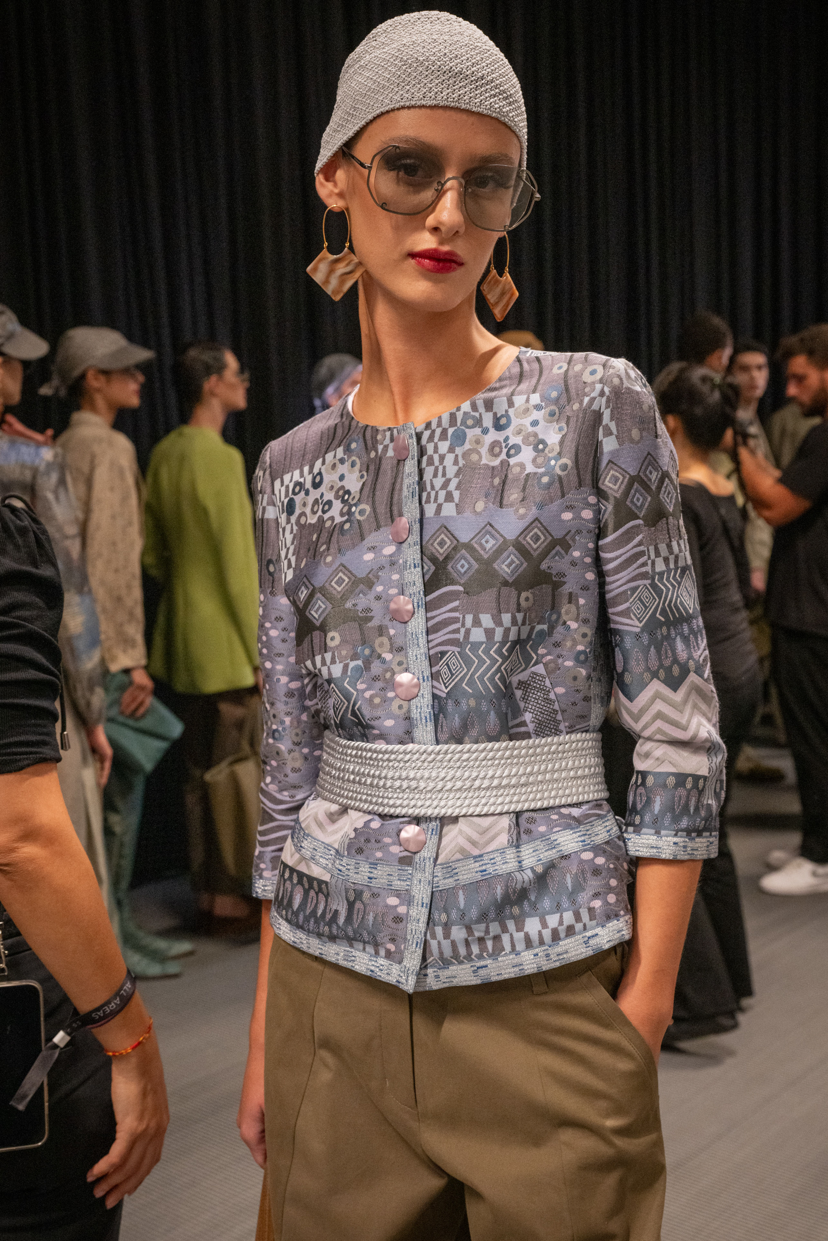 Emporio Armani Spring 2025 Fashion Show Backstage