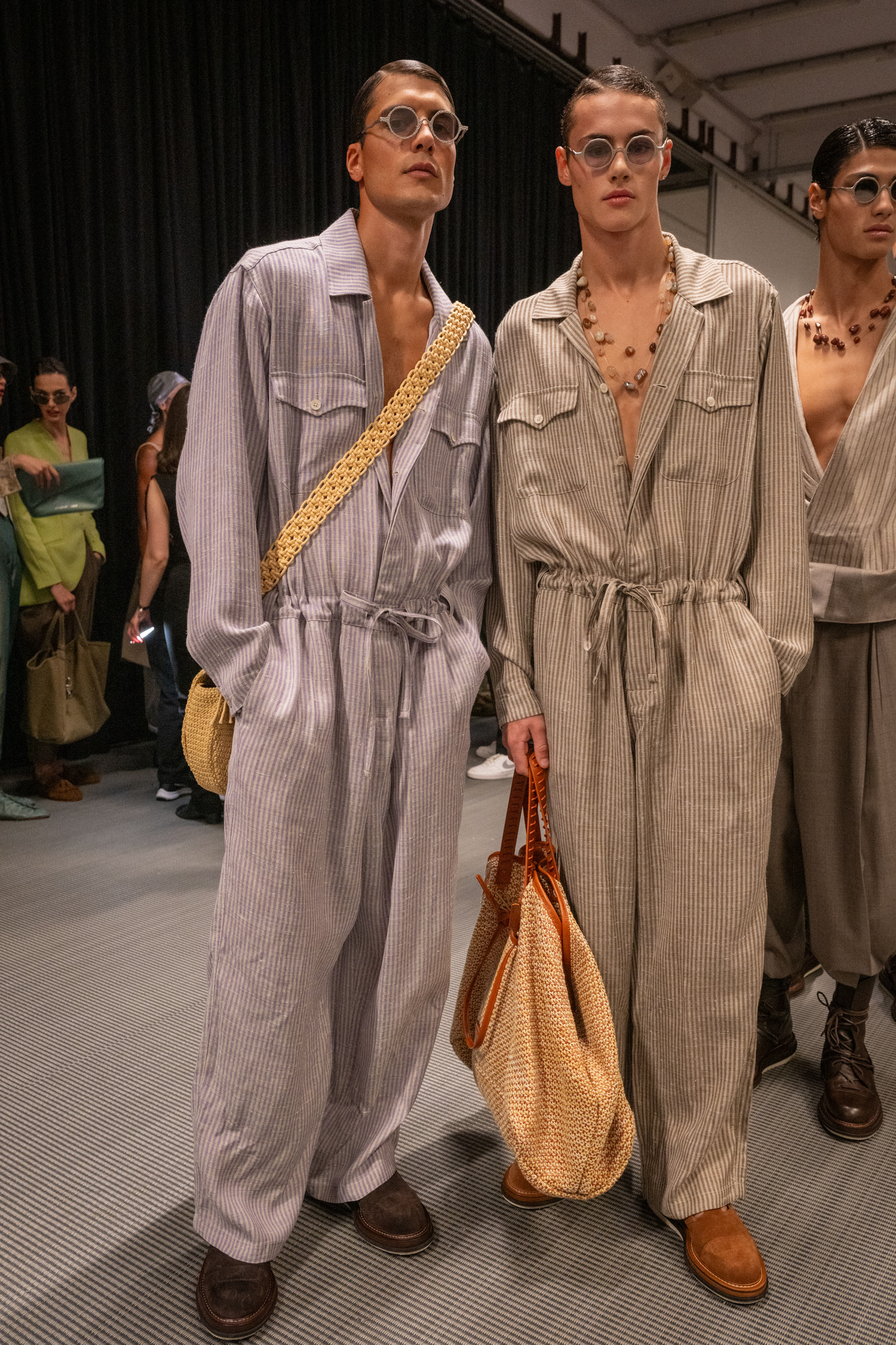 Emporio Armani Spring 2025 Fashion Show Backstage