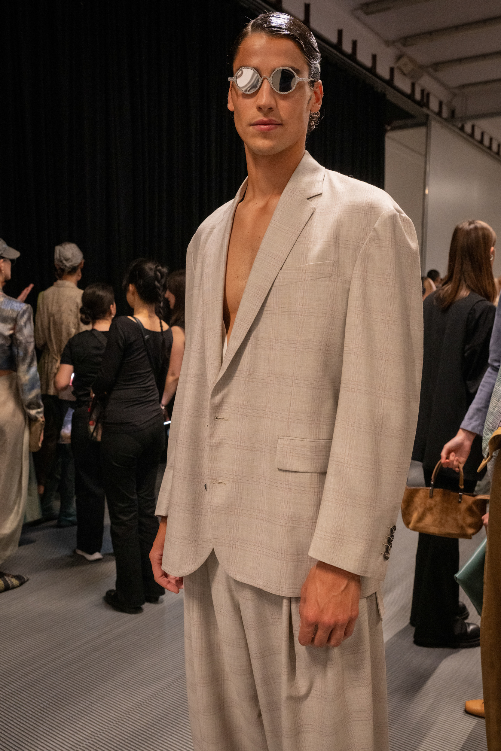 Emporio Armani Spring 2025 Fashion Show Backstage