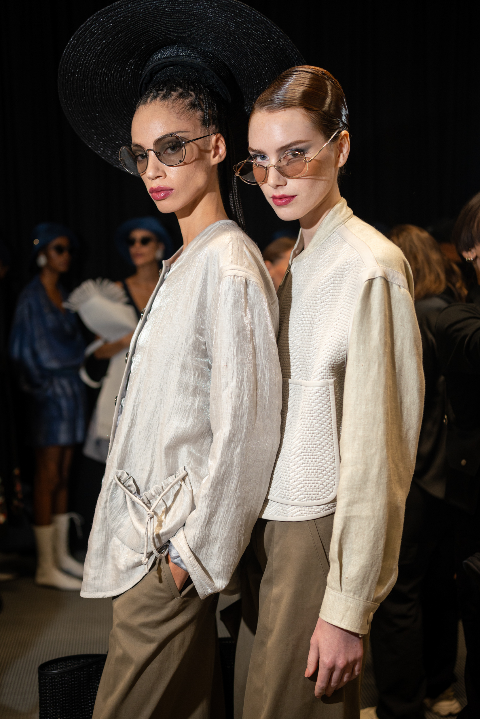 Emporio Armani Spring 2025 Fashion Show Backstage