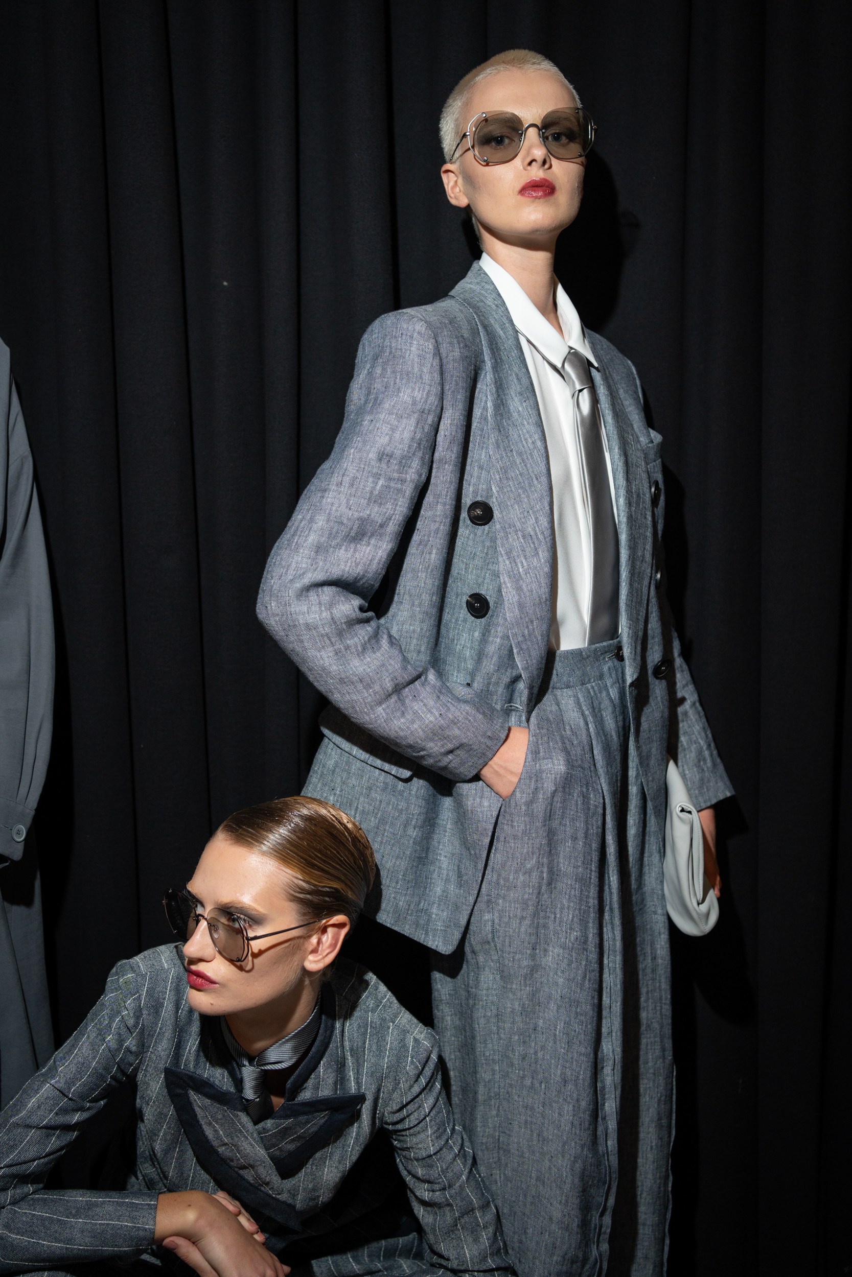 Emporio Armani Spring 2025 Fashion Show Backstage