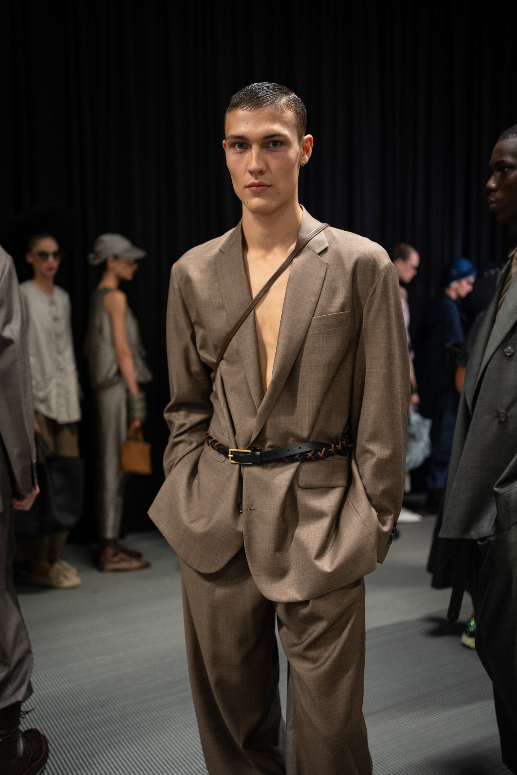 Emporio Armani Spring 2025 Fashion Show Backstage