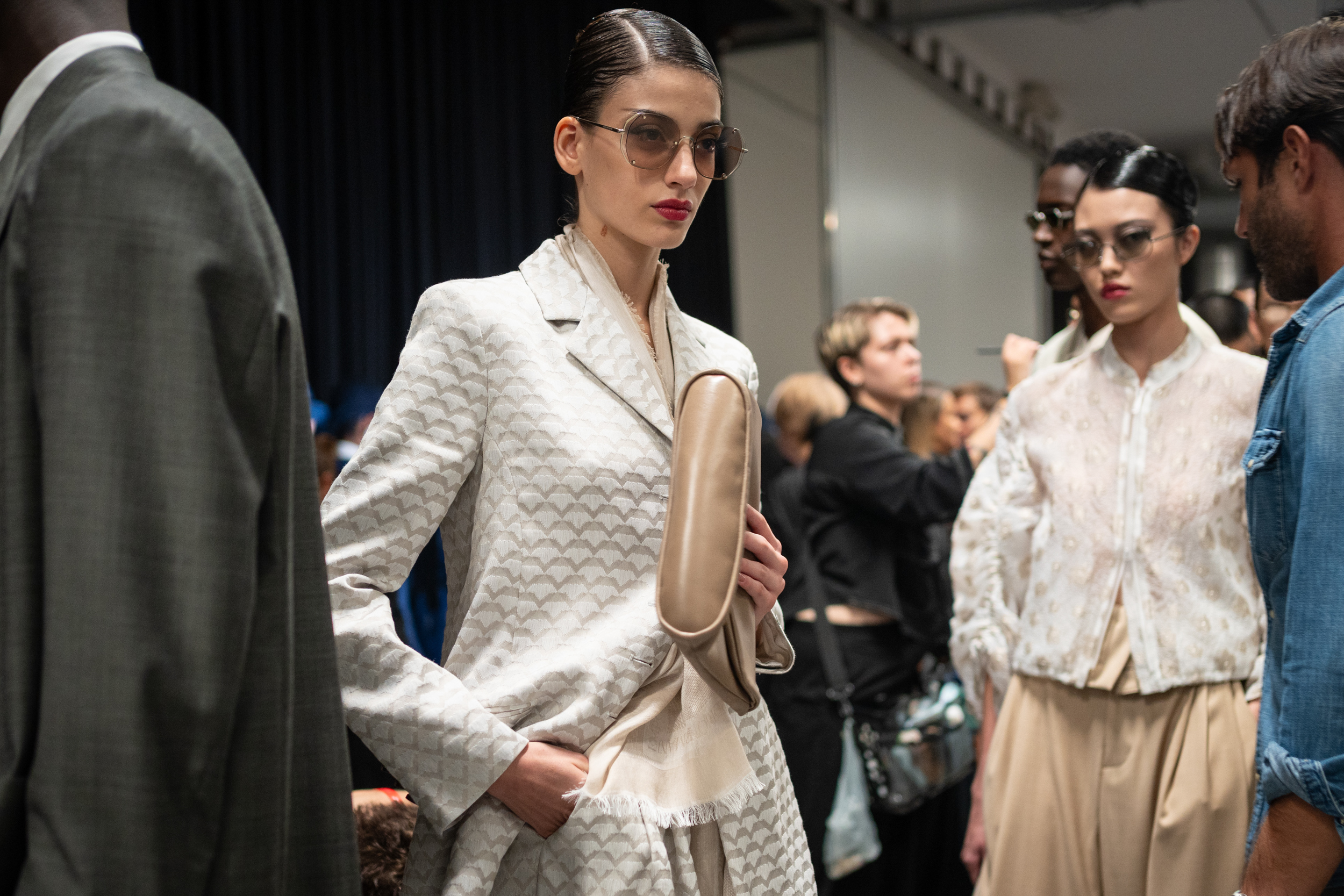 Emporio Armani Spring 2025 Fashion Show Backstage