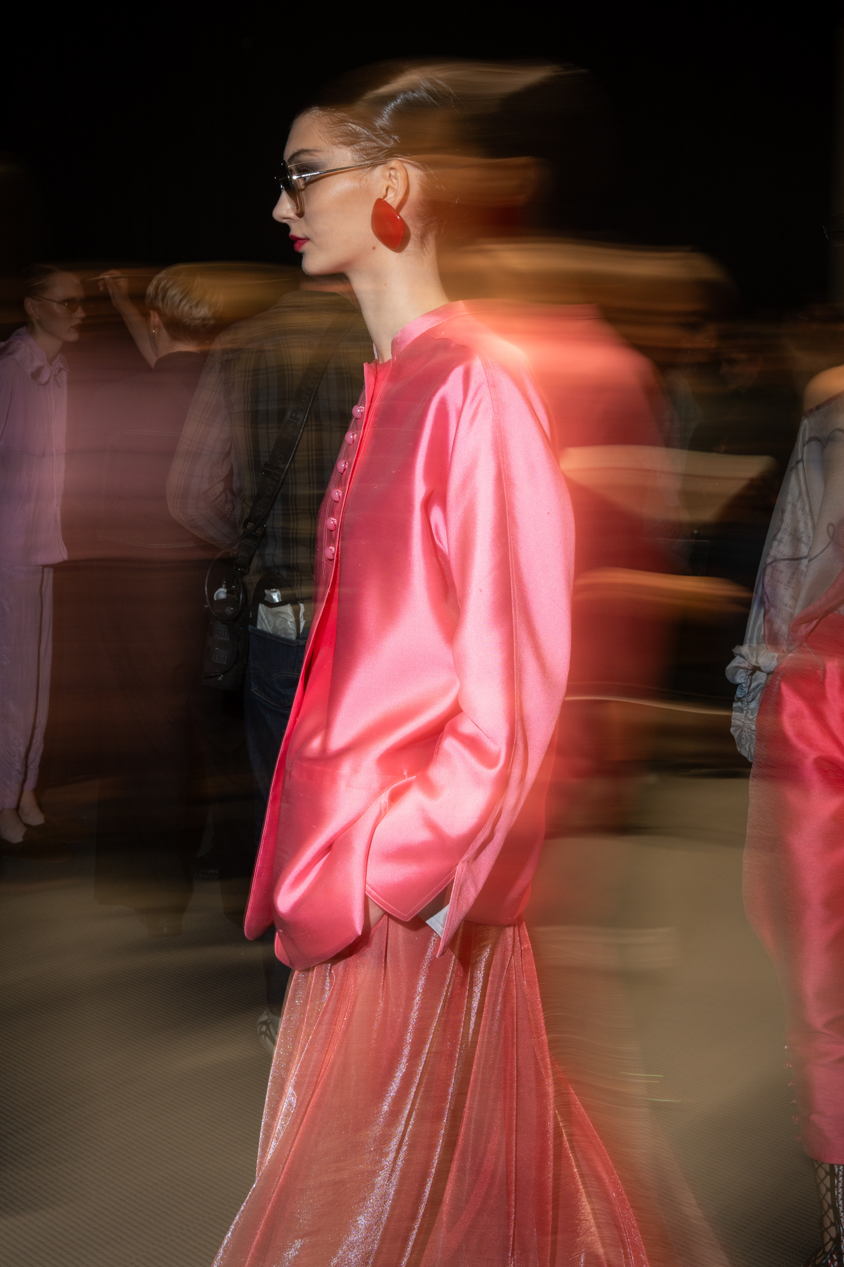 Emporio Armani Spring 2025 Fashion Show Backstage