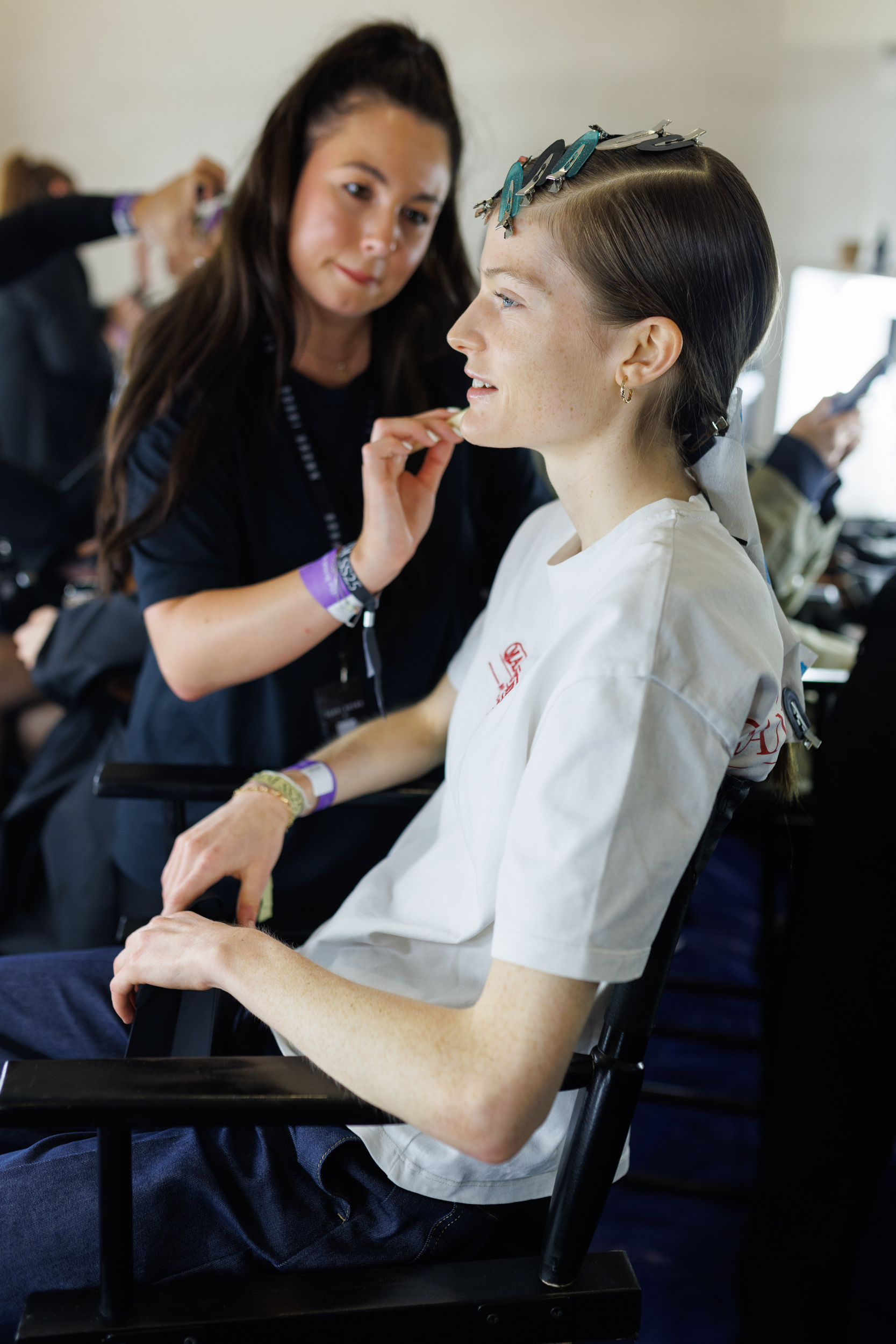 Erdem Spring 2025 Fashion Show Backstage