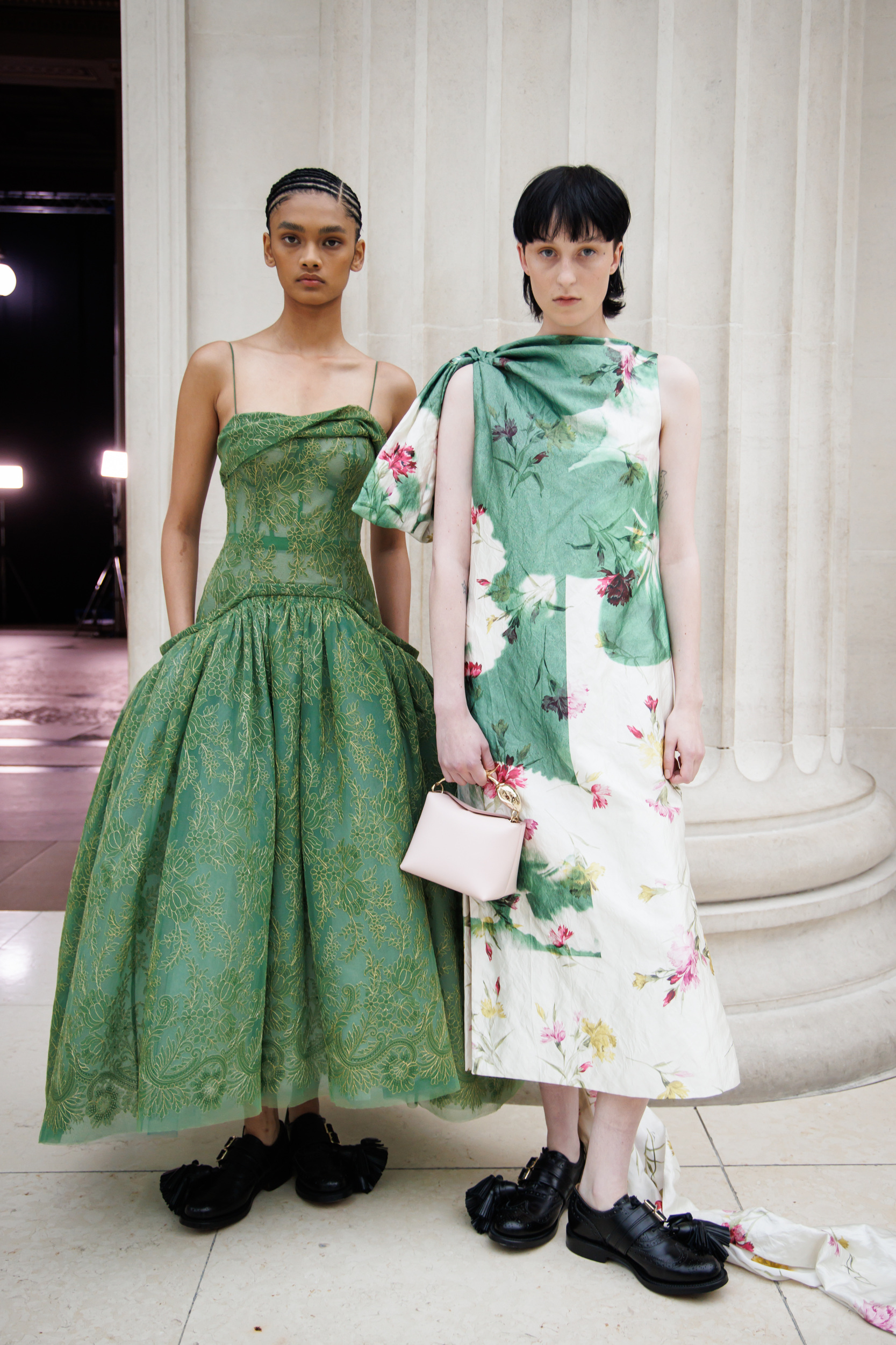 Erdem Spring 2025 Fashion Show Backstage