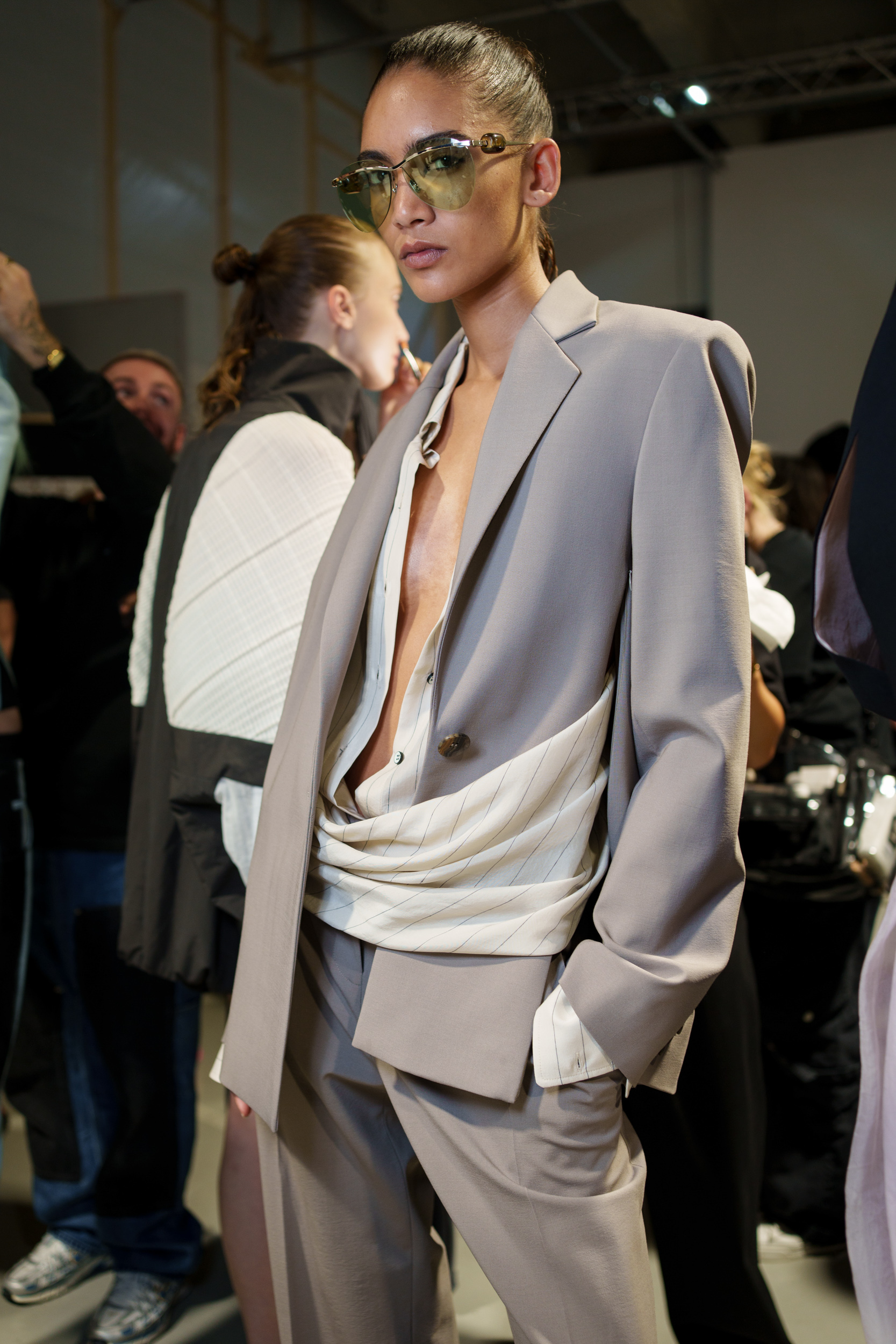 Christopher Esber Spring 2025 Fashion Show Backstage