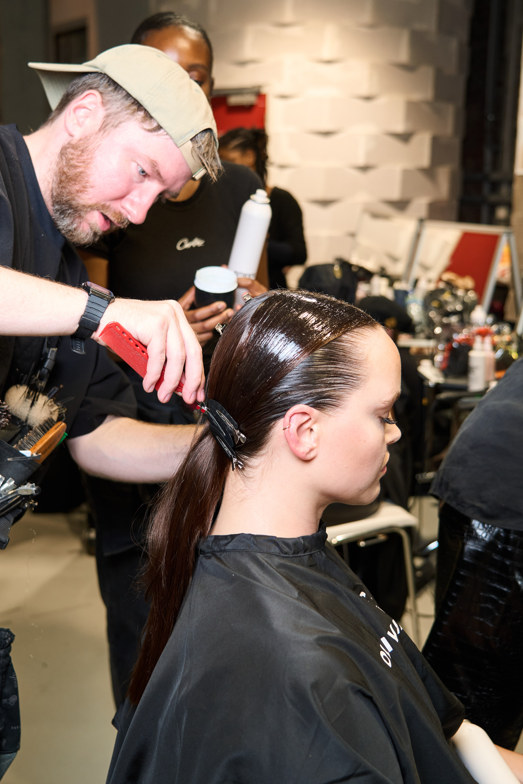 Ester Manas Spring 2025 Fashion Show Backstage