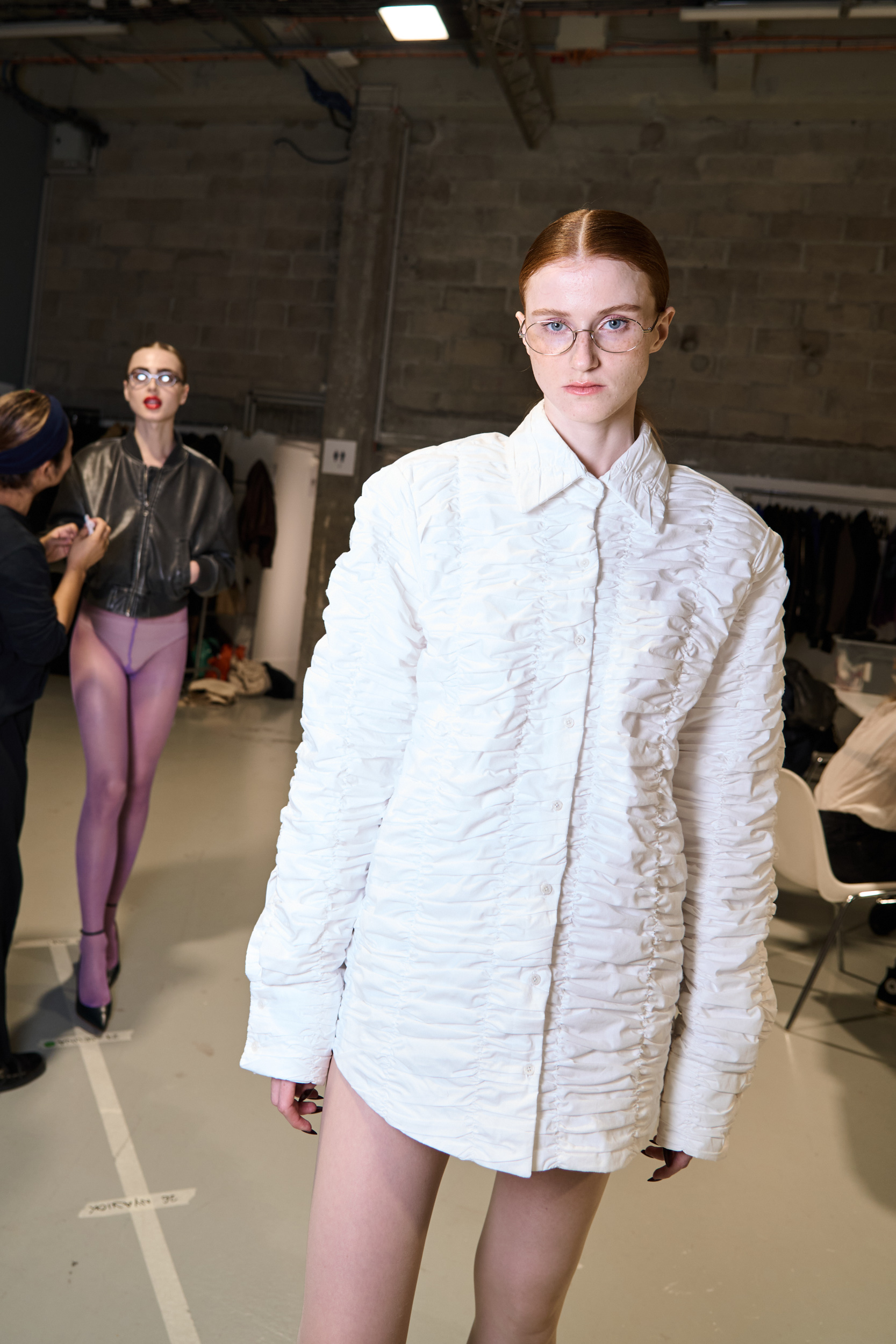 Ester Manas Spring 2025 Fashion Show Backstage