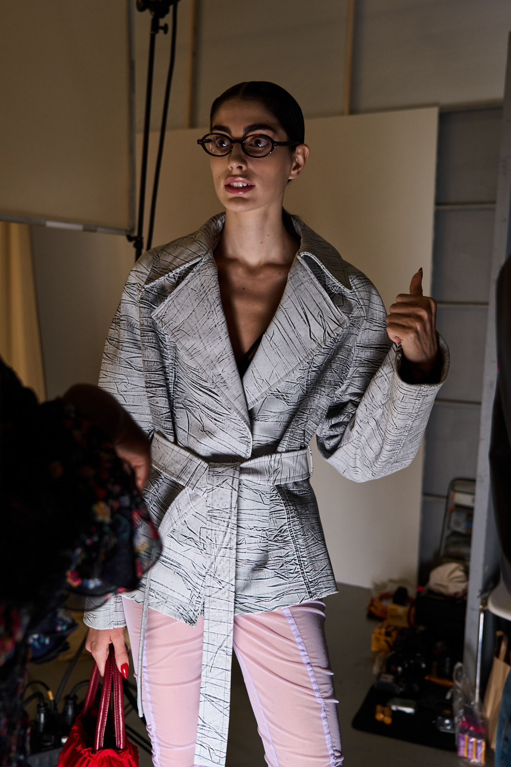 Ester Manas Spring 2025 Fashion Show Backstage